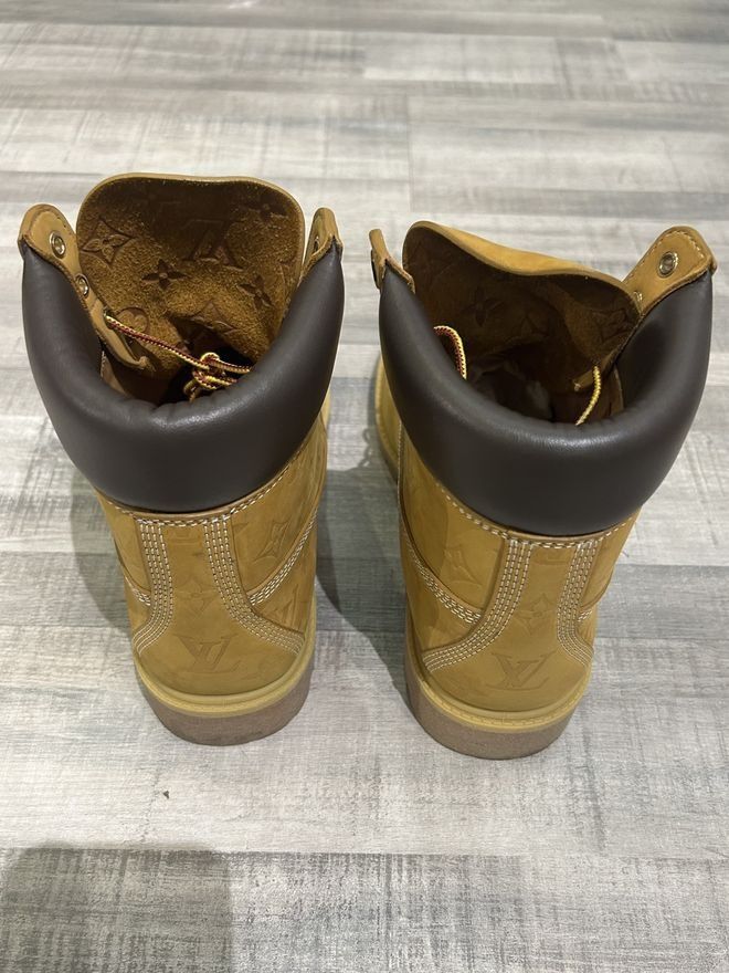 Louis Vuitton × Timberland Ankle Boots Size US 9.5 / EU 42-43 - 7 Thumbnail