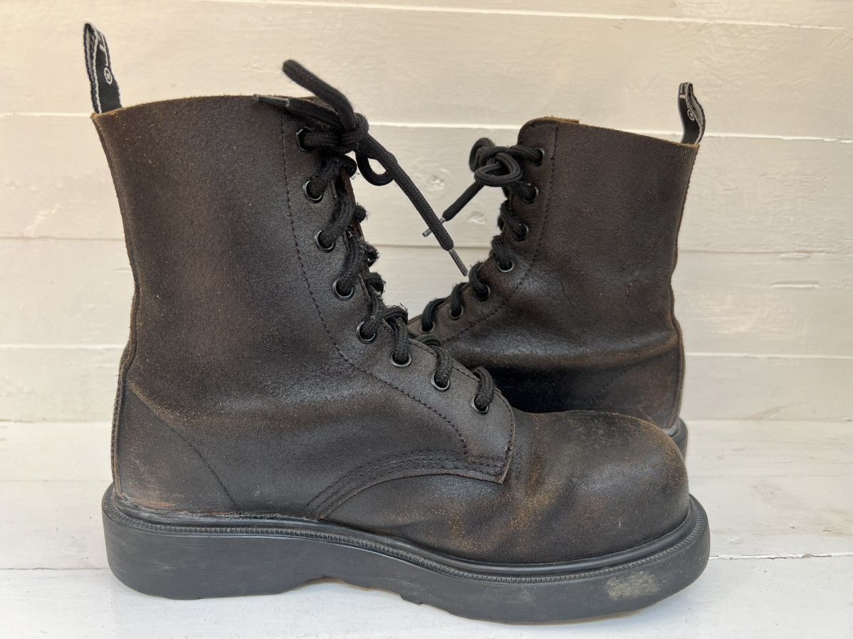 Other Cult lace-up biker boots with steel toe Size US 5.5 / EU 38 - 9 Thumbnail