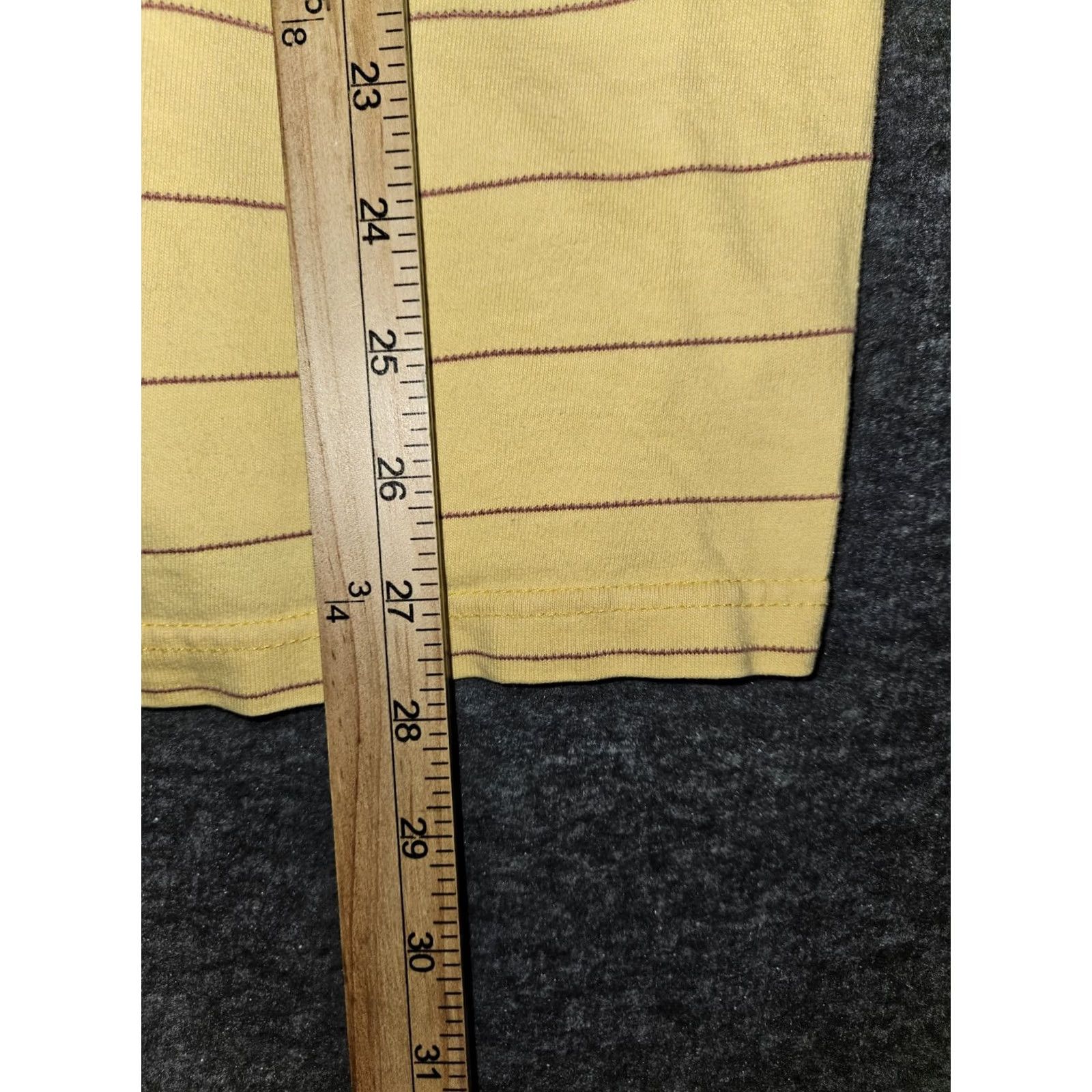 Ralph Lauren VINTAGE Chaps Ralph Lauren Polo Shirt Mens Large Yellow Striped 90s Preppy Polo Shirt 90s Mens Size US L / EU 52-54 / 3 - 4 Thumbnail