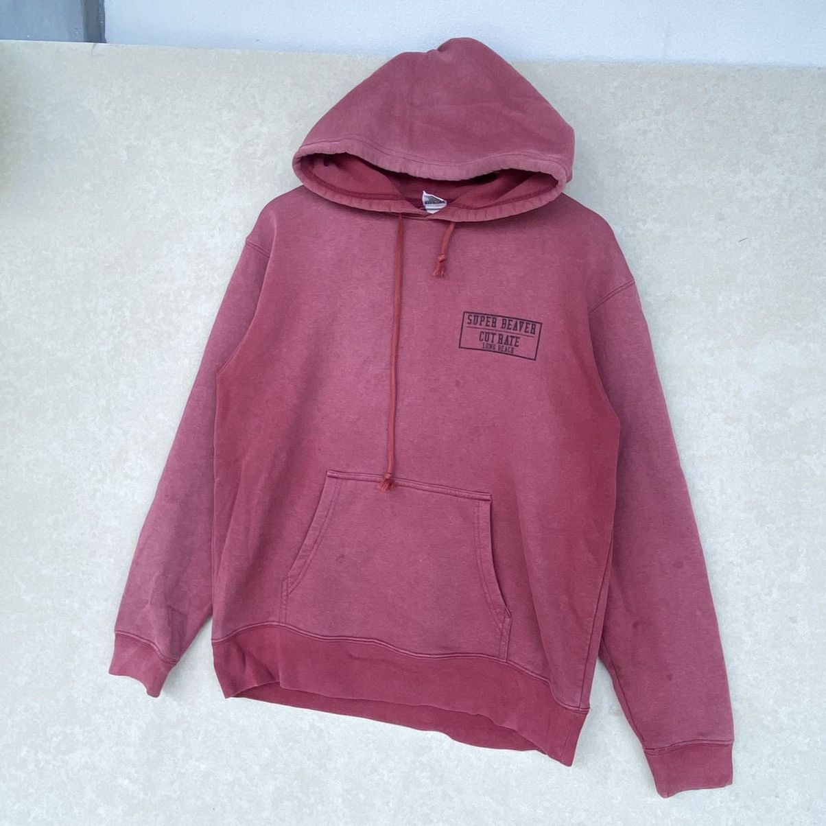 Other Vintage CUT-RATE Hoodie Sweater Small Logo Embroidered Red Size US L / EU 52-54 / 3 - 2 Thumbnail