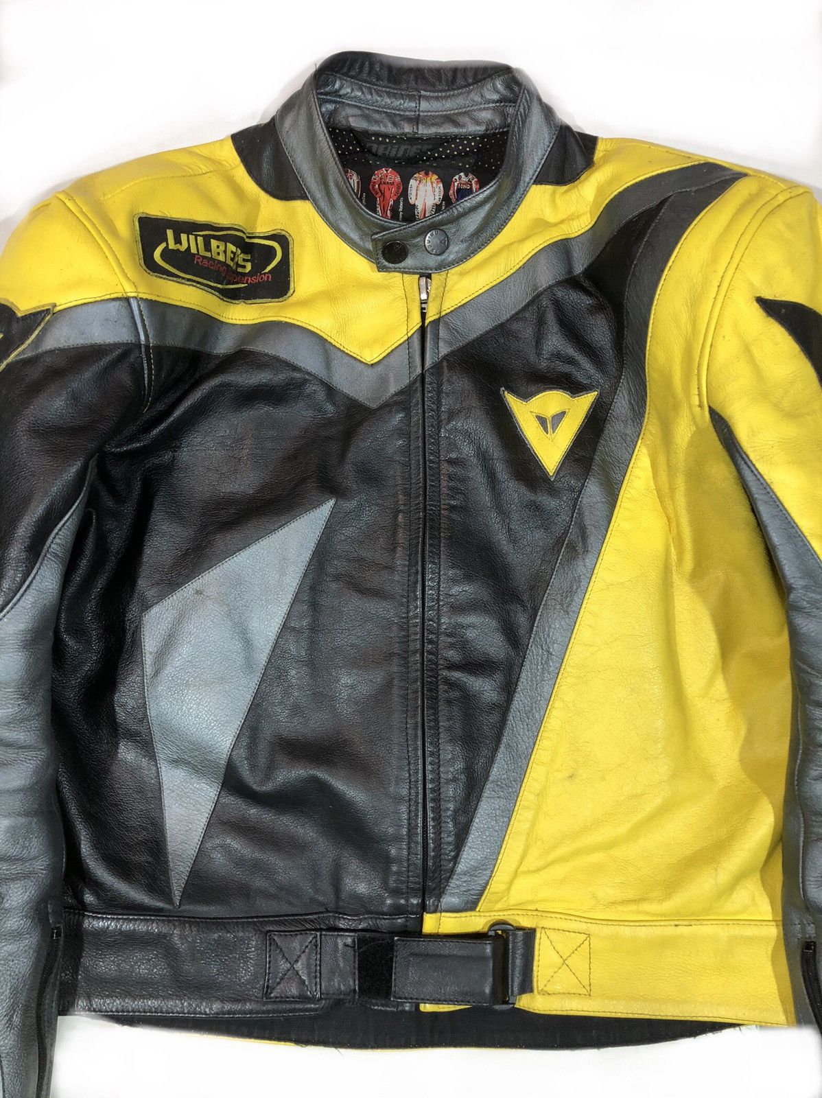 Ferrari × Honda × Yamaha Dainese Ducati Motorcycle Moto leather jacket Racing Size US XL / EU 56 / 4 - 6 Thumbnail