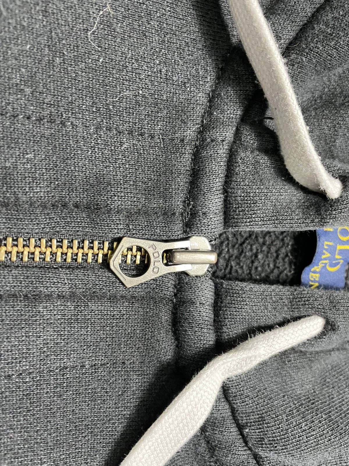 Polo Ralph Lauren Vintage Polo Ralph Lauren Black Full Zip Hoodie Hype PRL Y2K Size US L / EU 52-54 / 3 - 9 Thumbnail