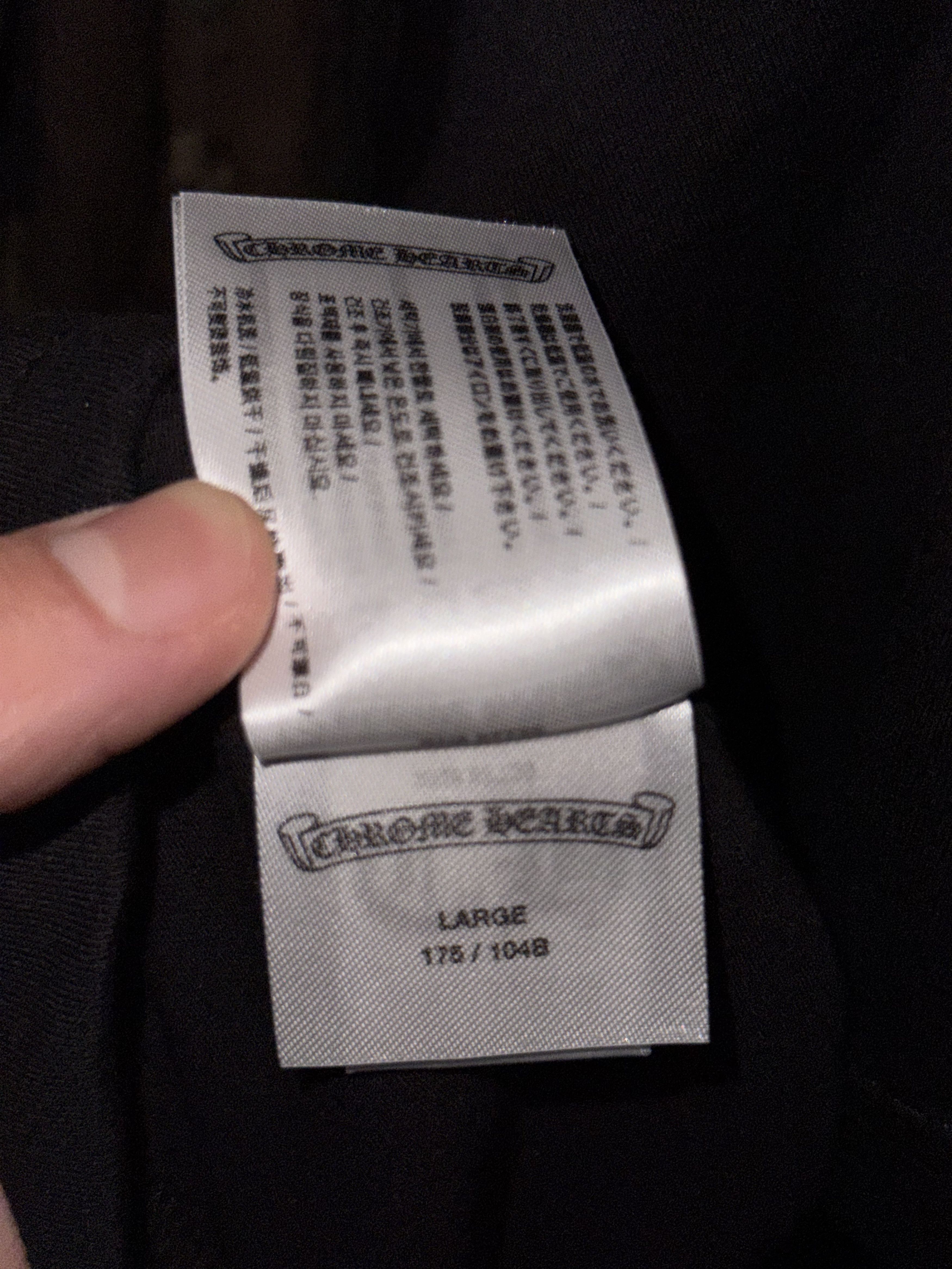 Chrome Hearts Chrome Hearts Script Pocket Tee Black Army Green Large Size US L / EU 52-54 / 3 - 9 Thumbnail