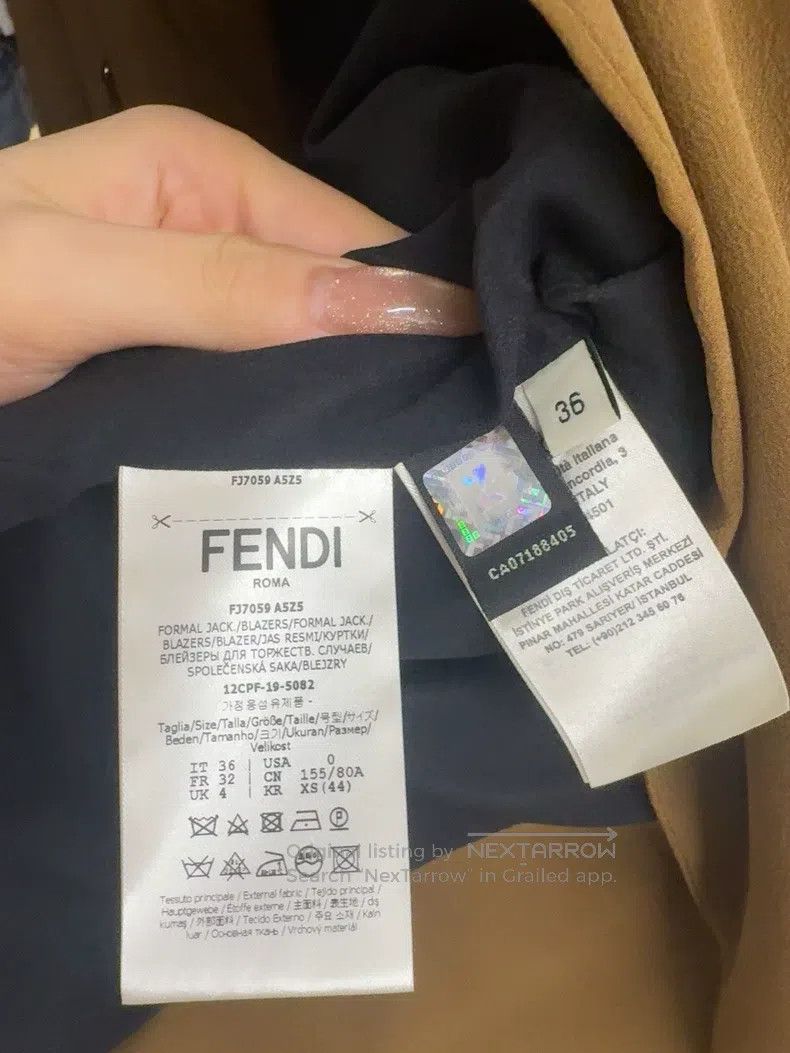 Fendi Fendi suit jacket Size XXS / US 00 / IT 34 - 3 Thumbnail
