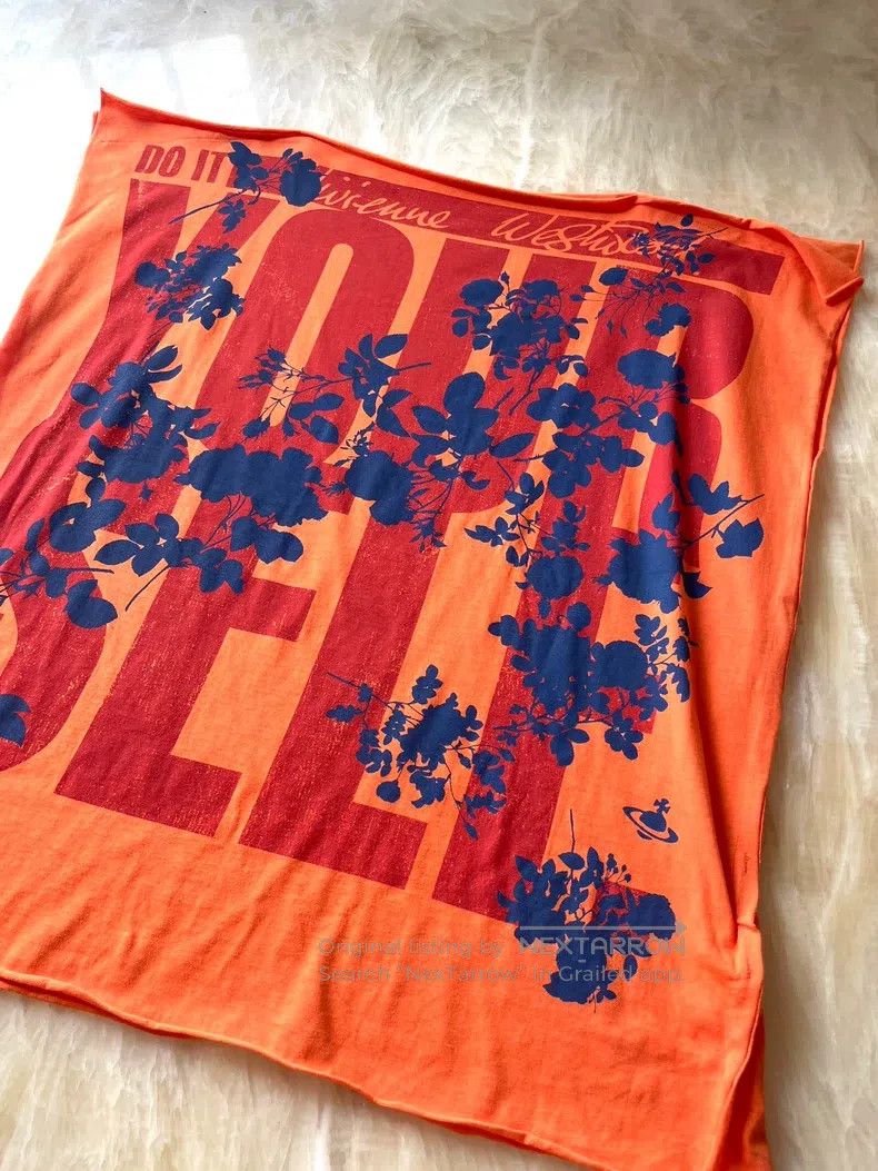 Vivienne Westwood Orange floral blouse