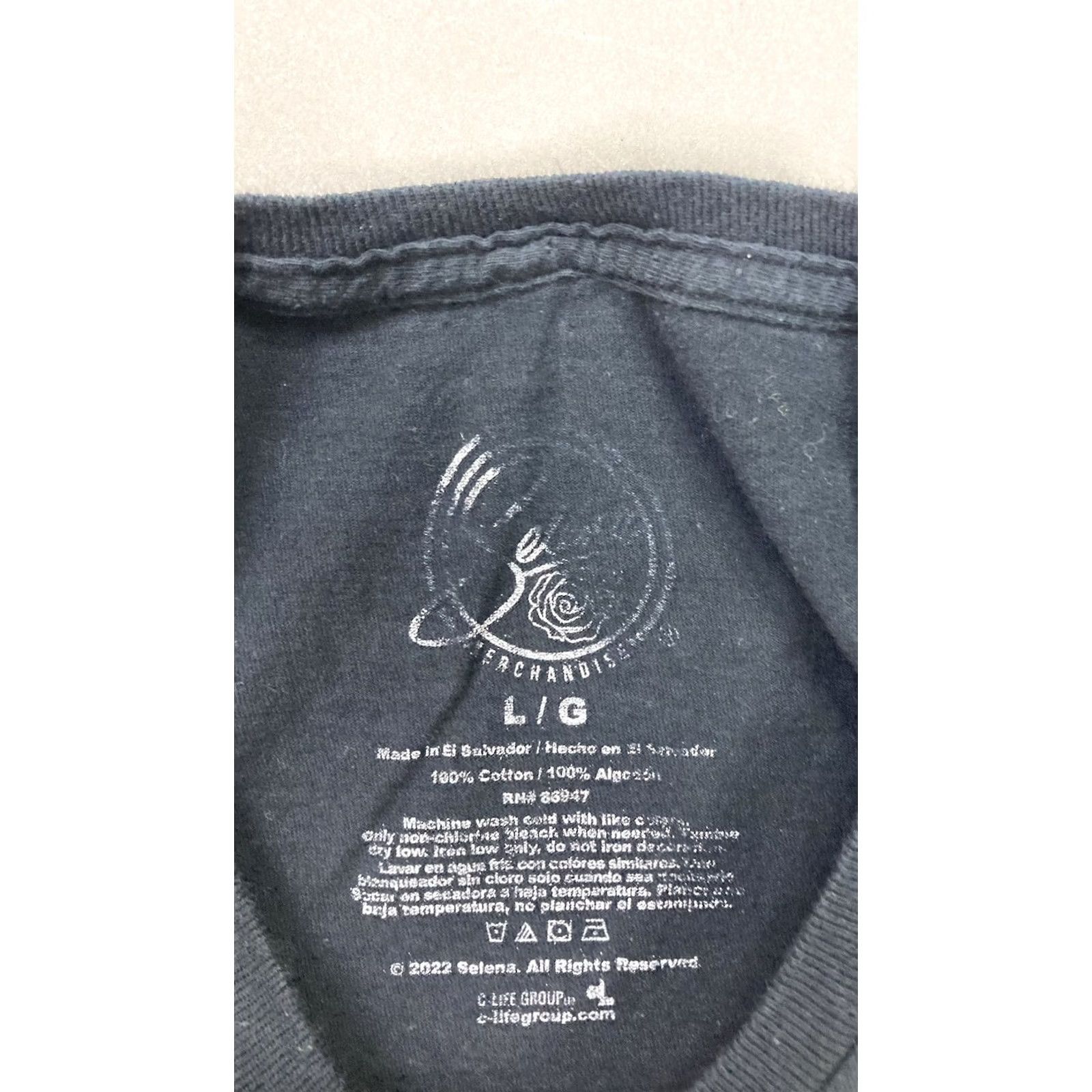 Etro Selena Graphic T-shirt Men Medium Black Short Sleeve Music Retro Crew Neck Logo Size US M / EU 48-50 / 2 - 4 Thumbnail