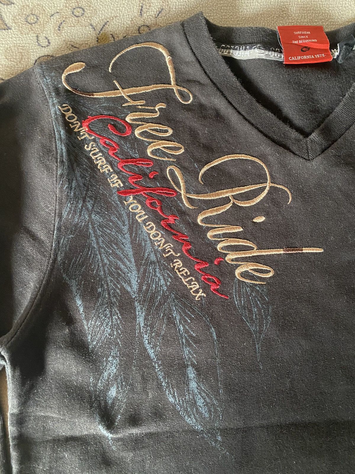 Designer × Gotcha × Vintage Vintage Y2k Gotcha Poem Surf Style Long Sleeve Size US S / EU 44-46 / 1 - 4 Thumbnail