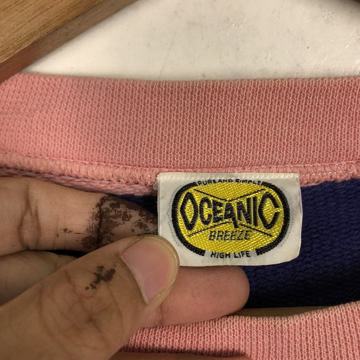 Japanese Brand VINTAGE STRIPED SWEATSHIRT OCEANIC BREEZE JAPAN ISSEY MIYAKE Size US M / EU 48-50 / 2 - 9 Thumbnail