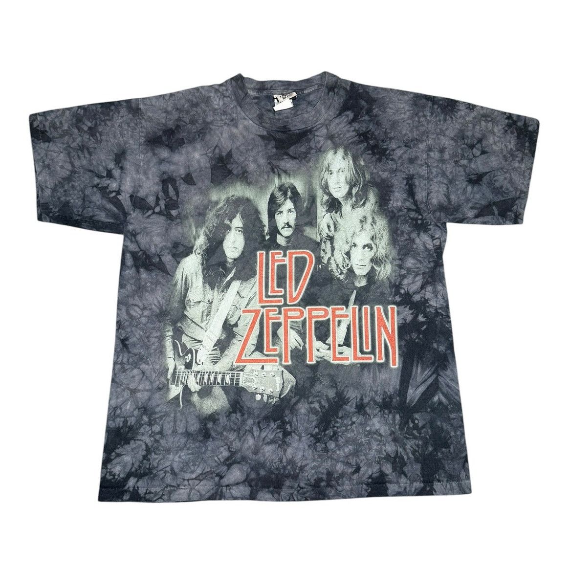 Band Tees × Liquid Blue × Vintage Vintage 90s Liquid Blue Led Zeppelin Tie Dye Band T-Shirt Size US L / EU 52-54 / 3 - 1 Thumbnail