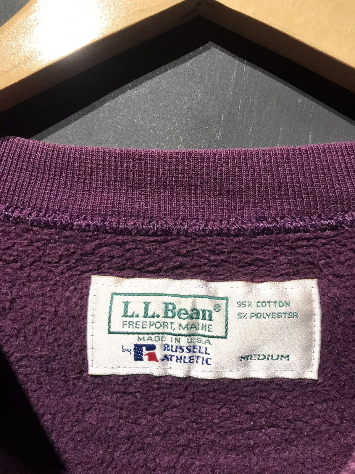 L.L. Bean × Russell Athletic × Vintage Rare 90s LL Bean Russell Athletic Sunfaded Boxy Crewneck Size US M / EU 48-50 / 2 - 5 Thumbnail