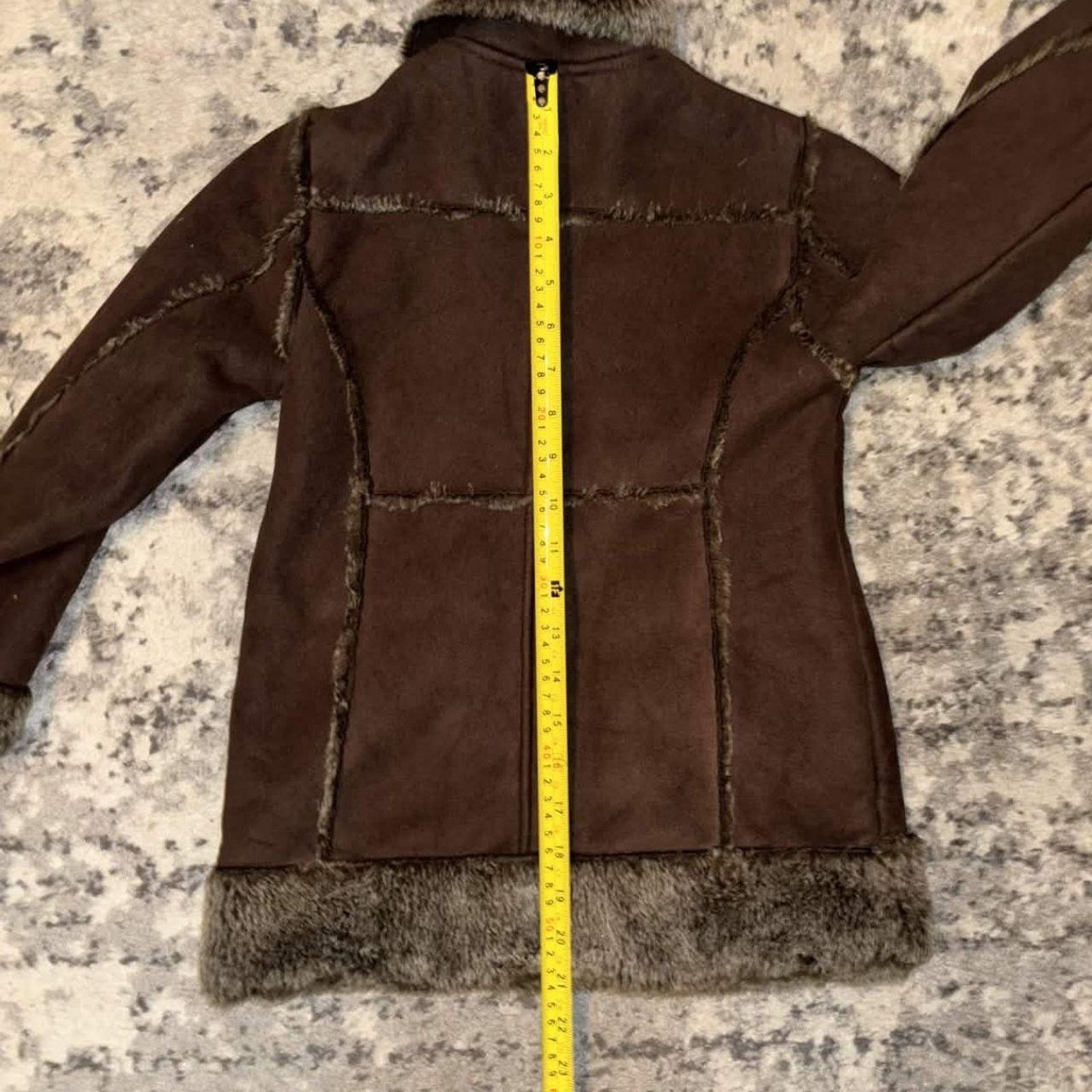 Cherokee Vintage Cherokee Faux Fur Suede Jacket Size XS / US 0-2 / IT 36-38 - 7 Thumbnail
