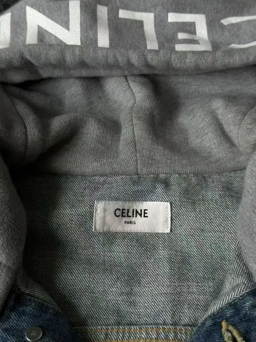 Celine Celine Hooded Denim Jacket. Size XS / US 0-2 / IT 36-38 - 3 Thumbnail