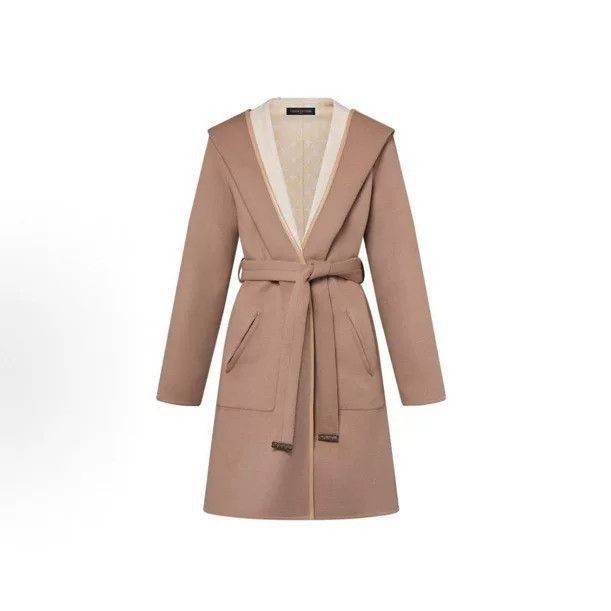 Louis Vuitton Louis Vuitton Beige Double-Sided Hooded Coat Size US S / EU 44-46 / 1 - 1 Thumbnail