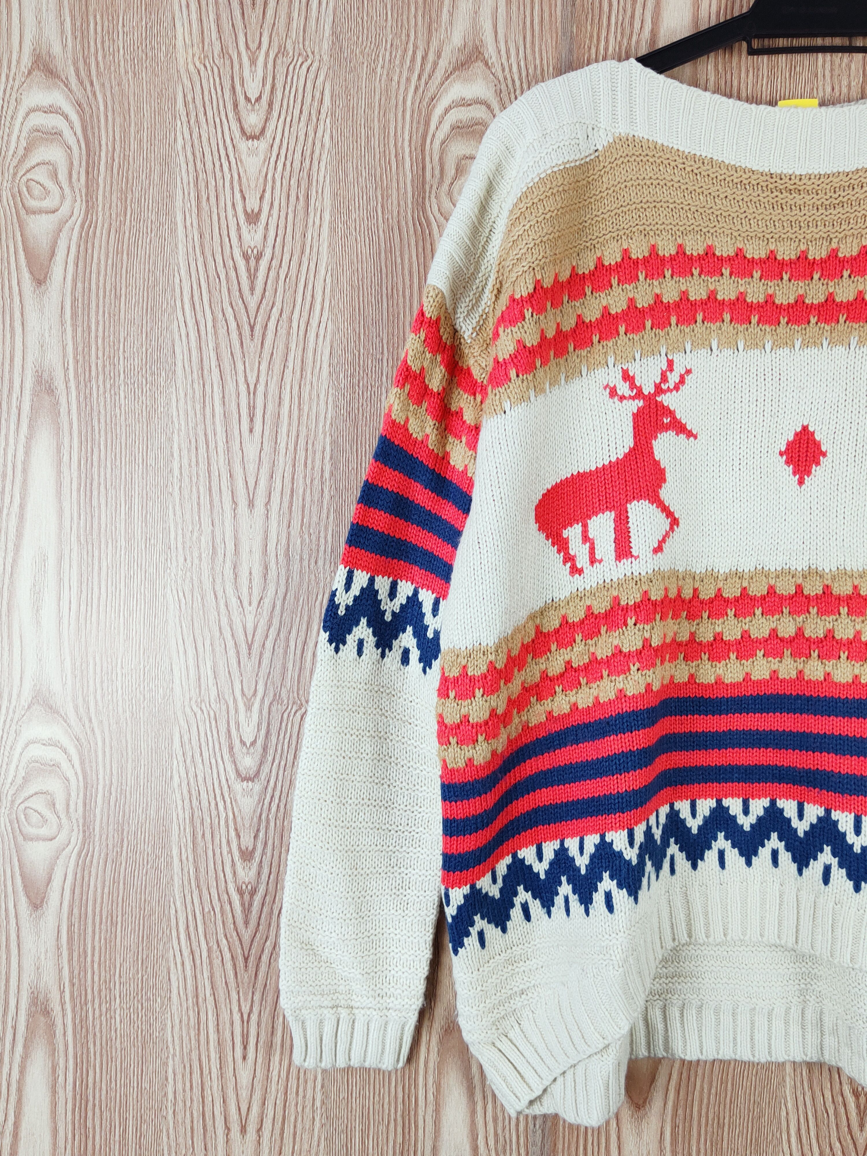 Japanese Brand × Vintage Japanese Brand Brown Knitwear Sweatshirts #W662 Size US M / EU 48-50 / 2 - 3 Thumbnail