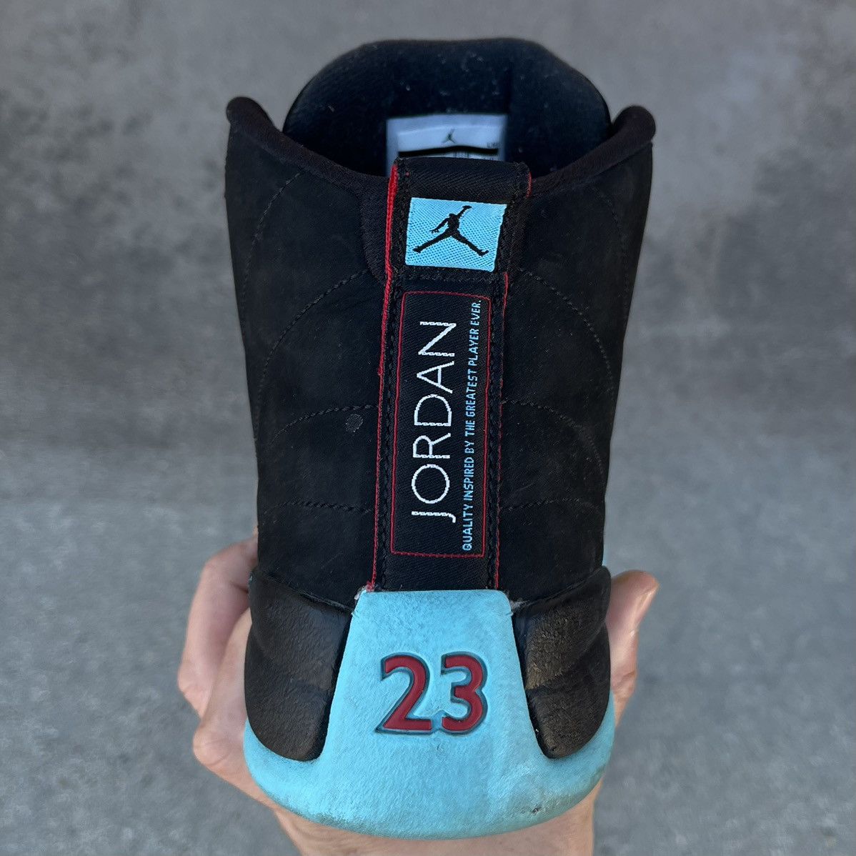 Jordan Brand × Nike VNDS 2013’ Jordan 12 Retro Gamma Blue Men’s Sz 10 Size US 10 / EU 43 - 4 Thumbnail
