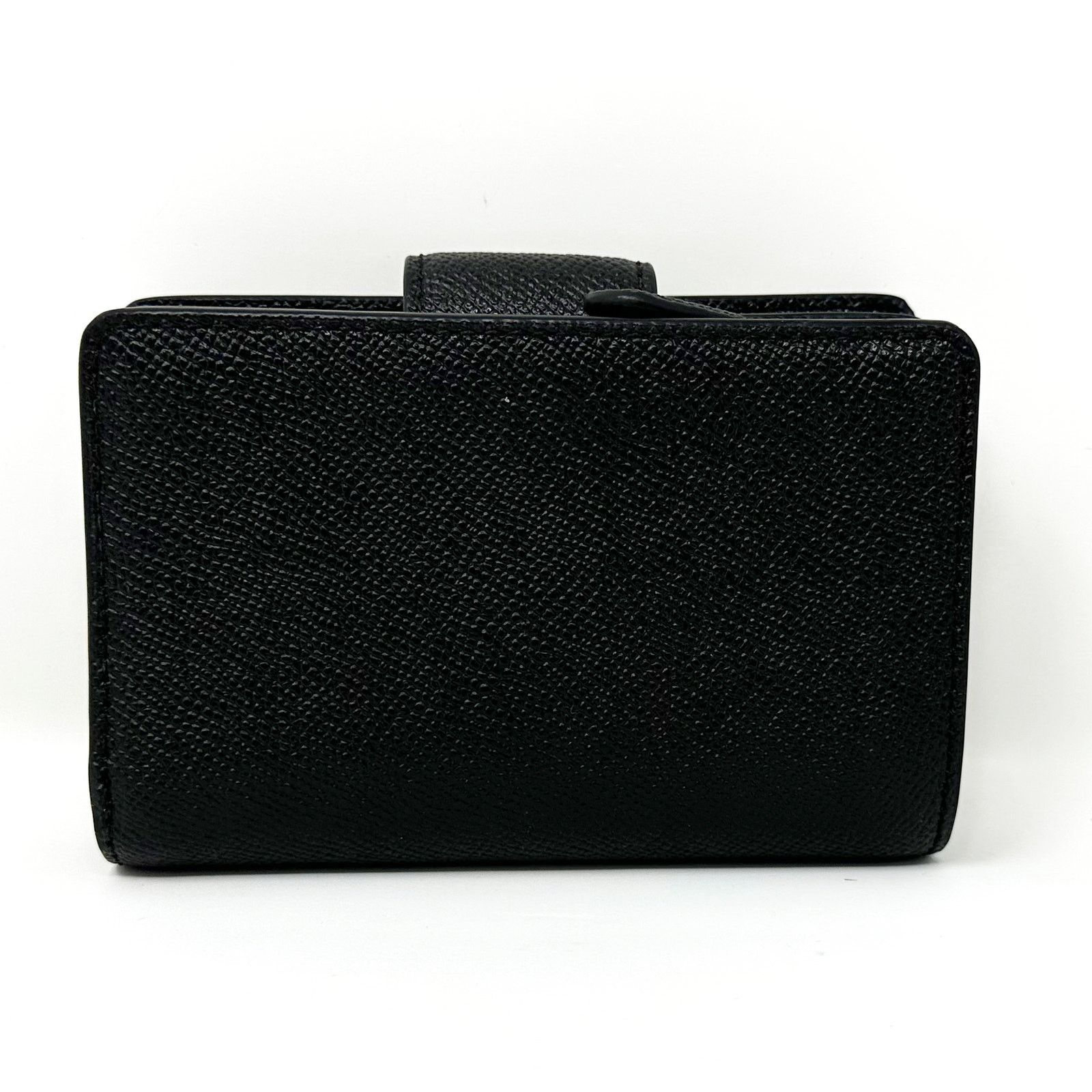 Coach Coach Medium Corner Zip Wallet in Black Leather 6390 Size ONE SIZE - 2 Thumbnail