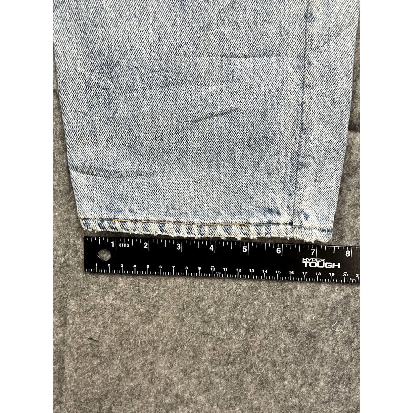 Levi's Levi's 752 Jeans Mens Regular Fit Straight Leg Light Wash 33x34 Jeans Regular Mens Levi's 752 City Classic Designer Outdoor Vintage No Size US 33 - 4 Thumbnail