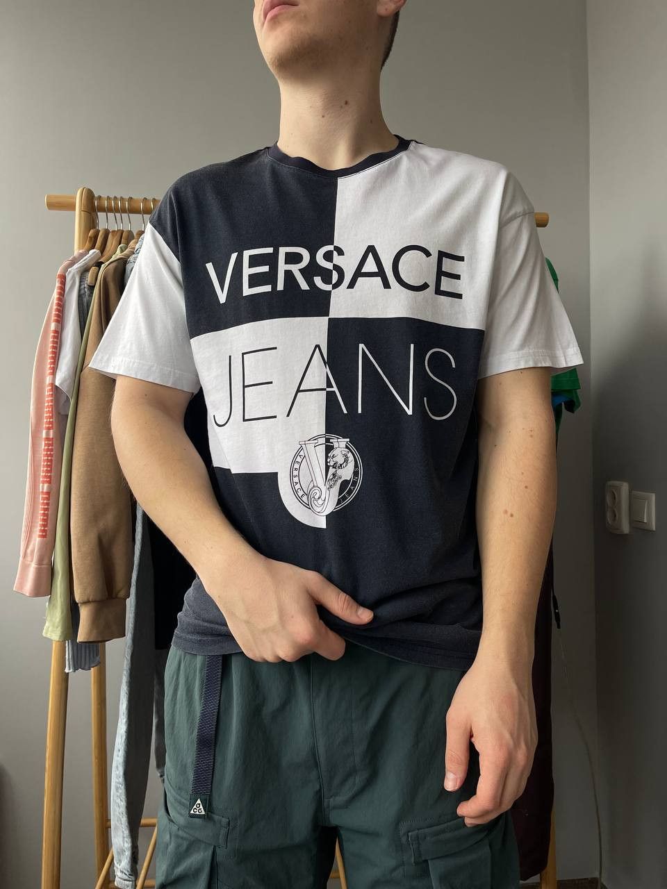 Versace × Vintage vintage versace jeans big logo tee Size US S / EU 44-46 / 1 - 1 Thumbnail
