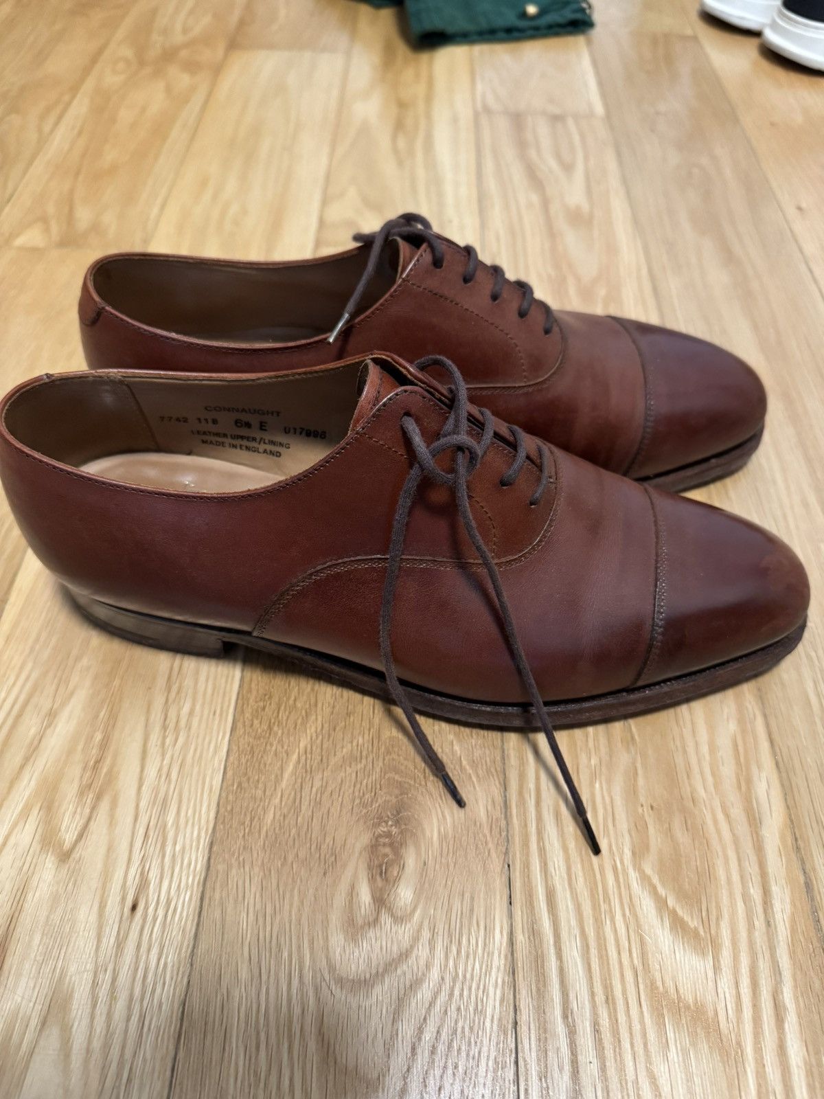 Crockett & Jones Crockett & Jones Cap Toe Oxfords Size US 8.5 / EU 41-42 - 4 Thumbnail