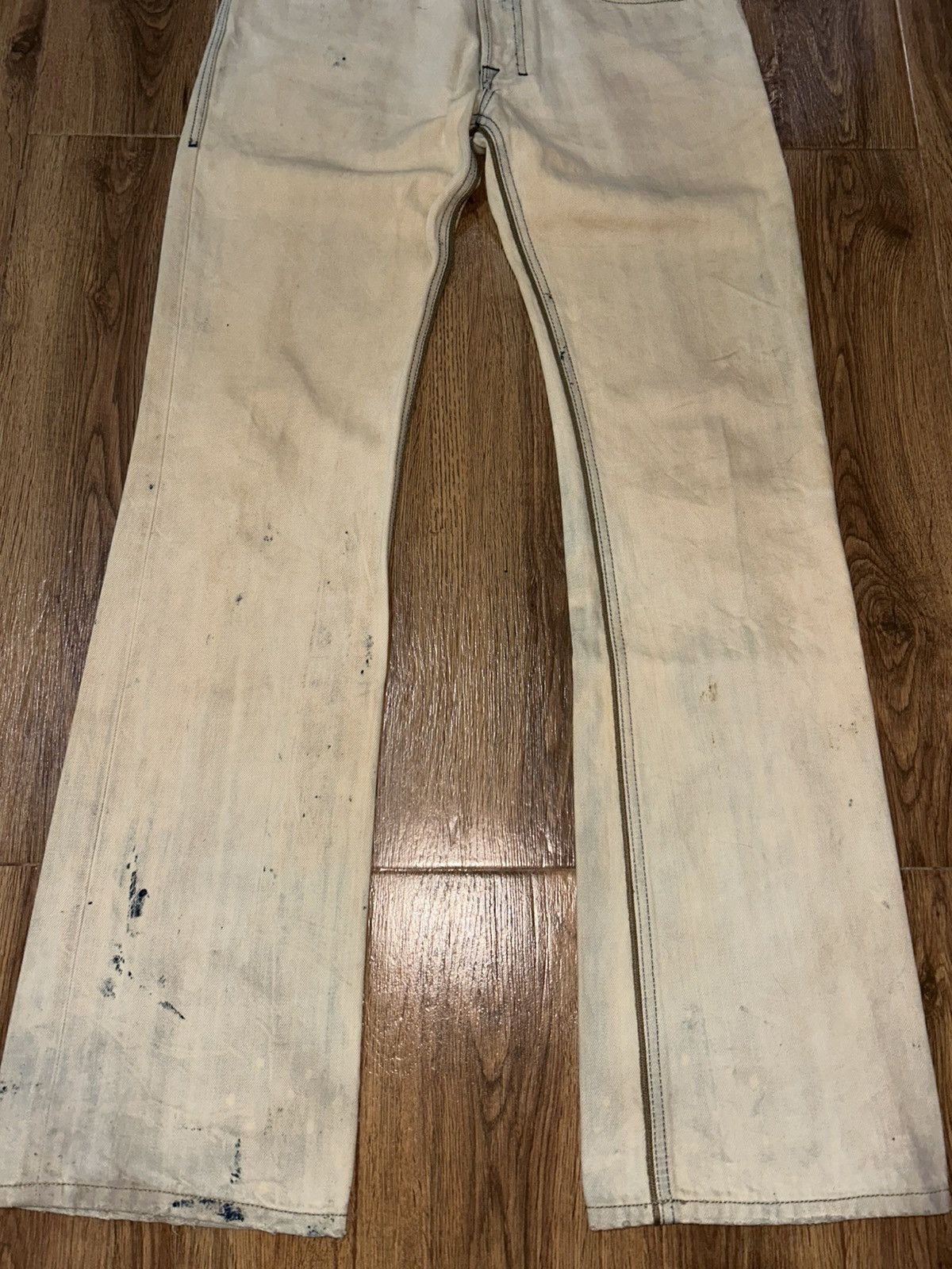 Diesel Diesel Zatiny Bootcut Distressed Mudwash Jeans Size 32" / US 10 / IT 46 - 5 Thumbnail
