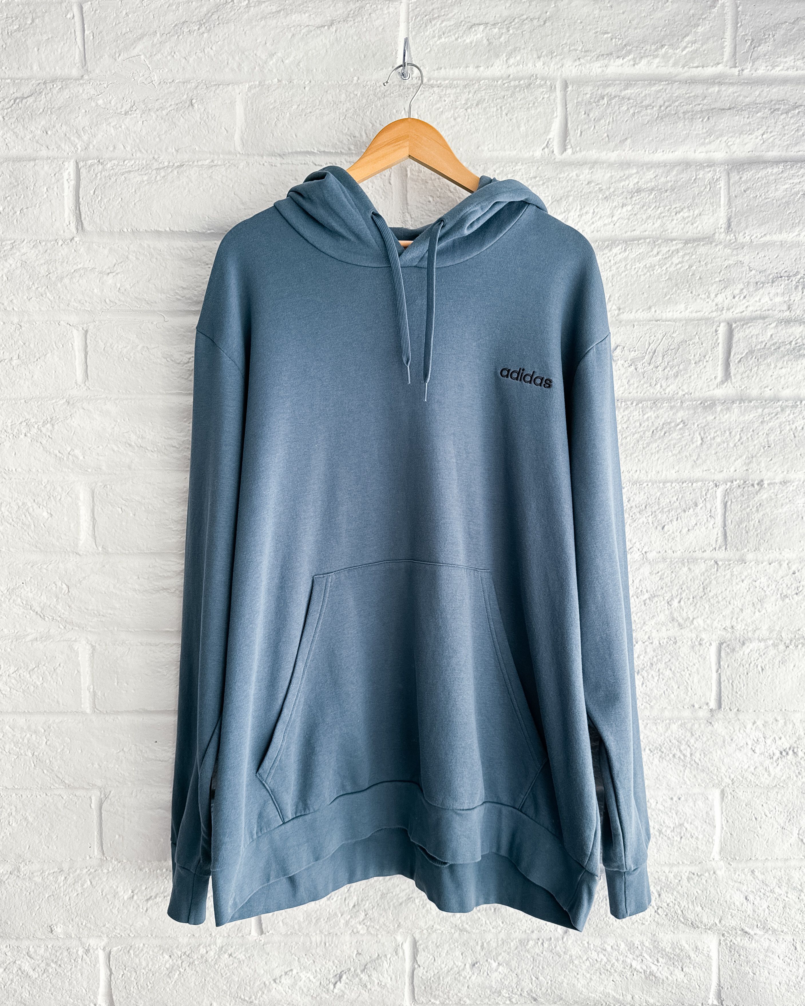 Adidas Adidas Hoodie Teal Men's 2XL Plus Size Oversized Baggy Y2K Size US XXL / EU 58 / 5 - 1 Thumbnail