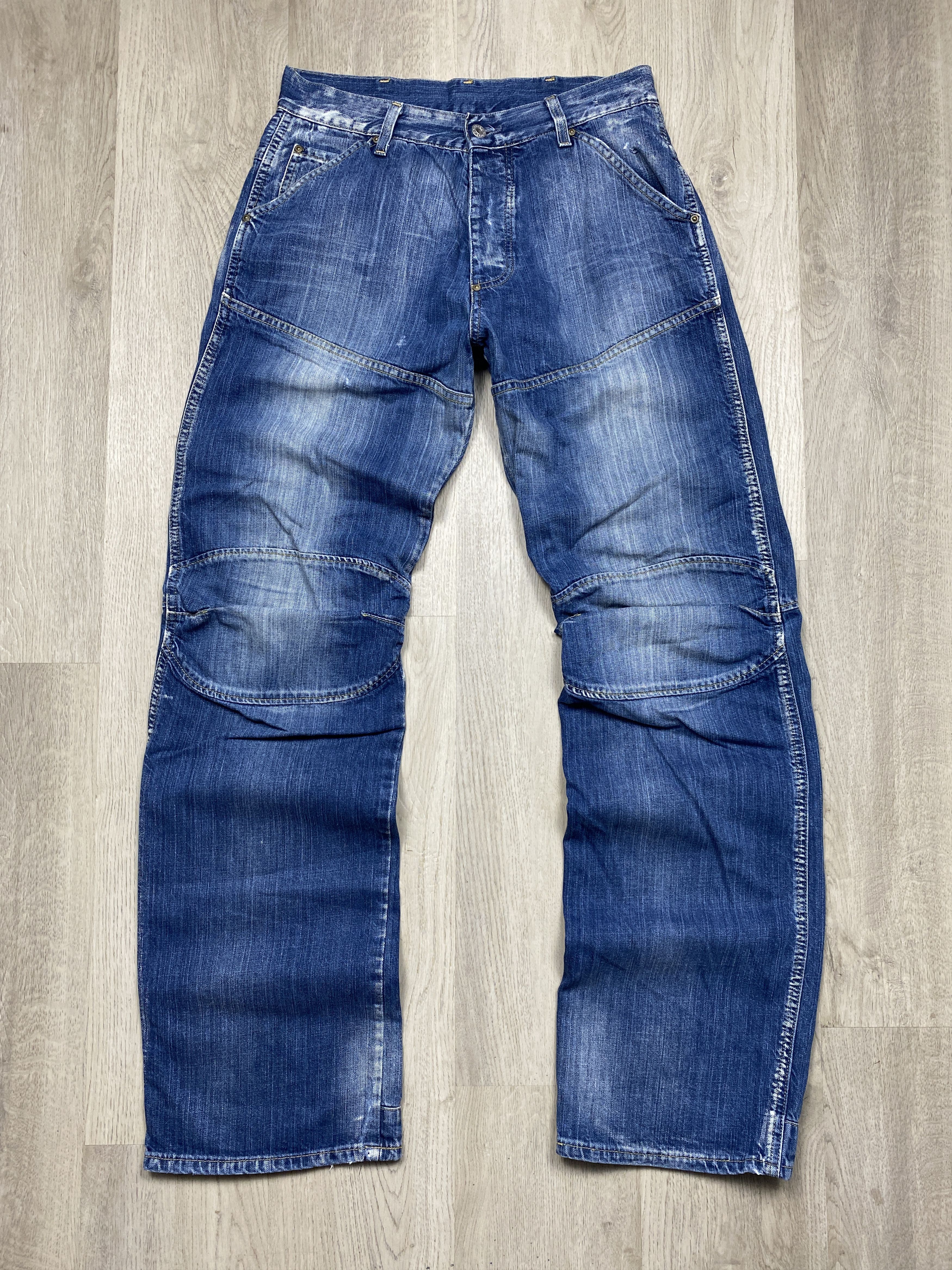 G-Star G Star Raw 90s Vintage Mens Double Knee Denim Pants Jeans Size US 32 / EU 48 - 1 Thumbnail