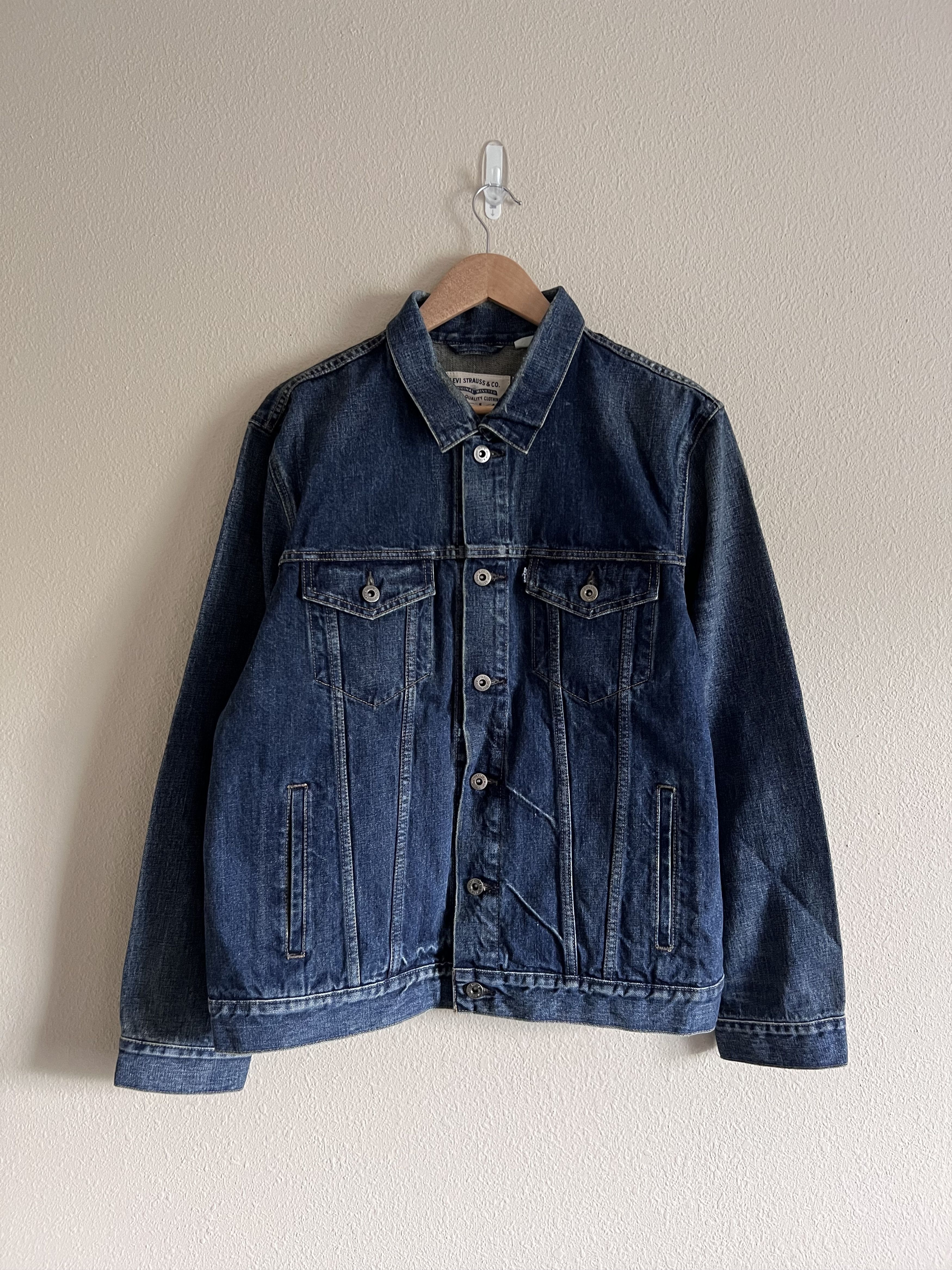 image of Levis Made Crafted Levi's Made And Crafted Type Iii Denim Jacket Z1788 in Indigo, Men's (Size Large