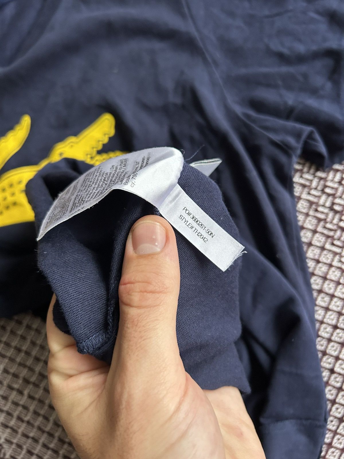 Lacoste Lacoste Sport Big Logo Crocodile Mens Basic Tee Size M / 4 Size US M / EU 48-50 / 2 - 7 Thumbnail