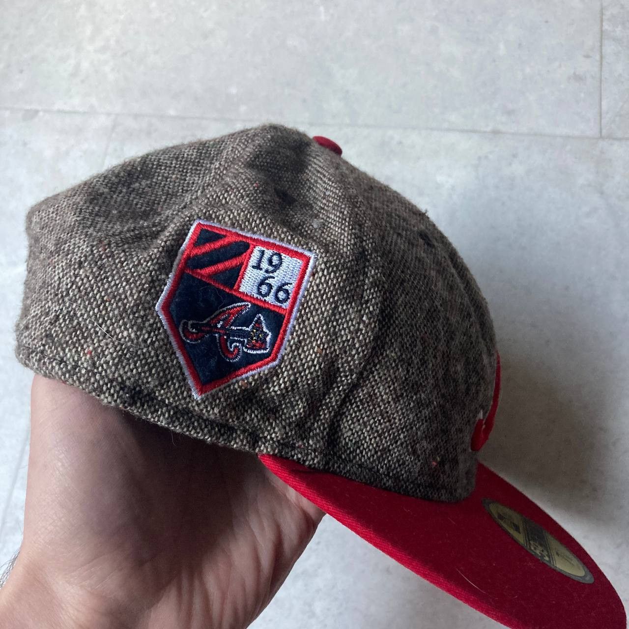 New Era Atlanta Braves MLB Baseball New Era Fullcap Size 7 5/8 60 cm Size ONE SIZE - 4 Thumbnail