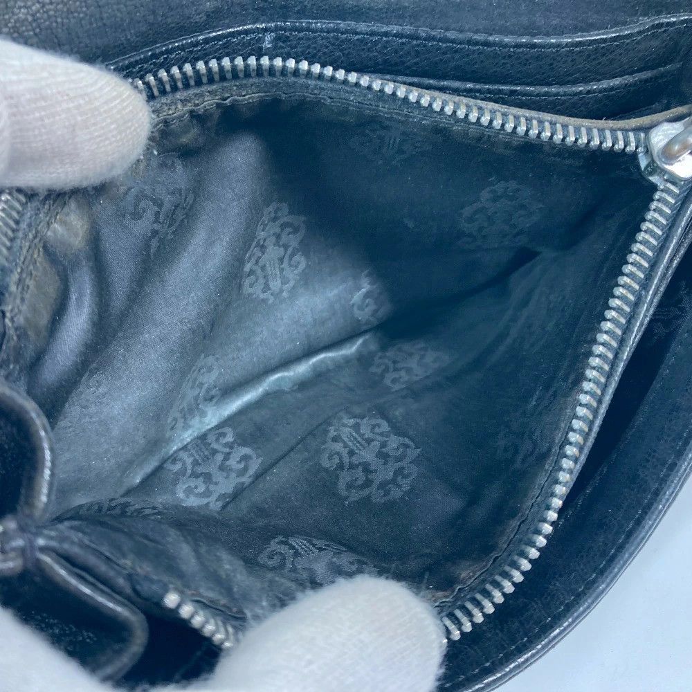 Chrome Hearts CHROME HEARTS Judy Long Wallet Black Leather Size ONE SIZE - 12 Thumbnail