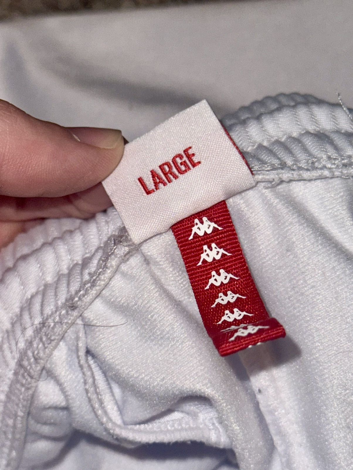 Kappa White Kappa Track Pants Size US 30 / EU 46 - 4 Thumbnail