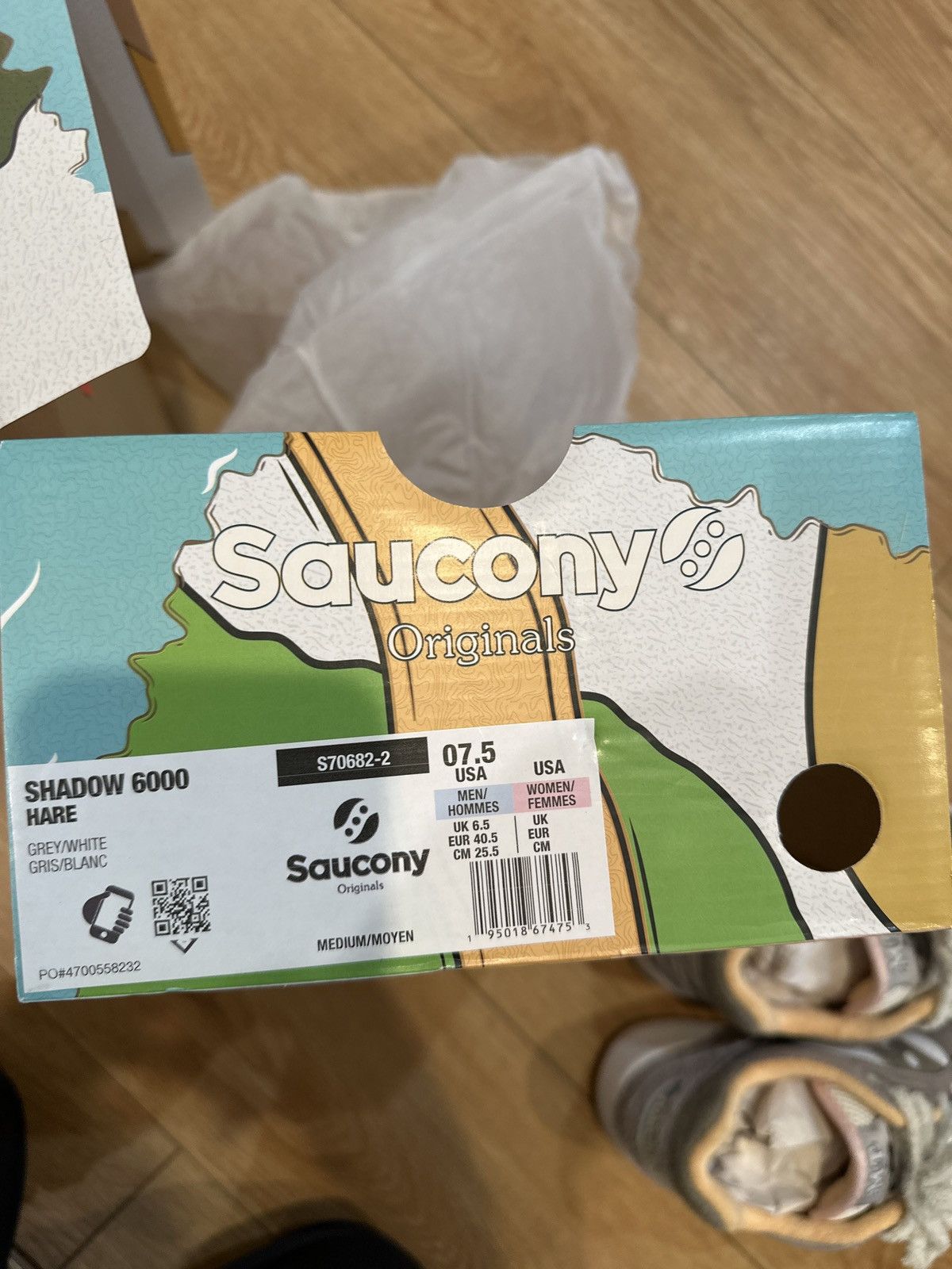 Saucony Maybe Tomorrow x Shadow 6000 ‘Hare’ Size US 7.5 / EU 40-41 - 6 Thumbnail