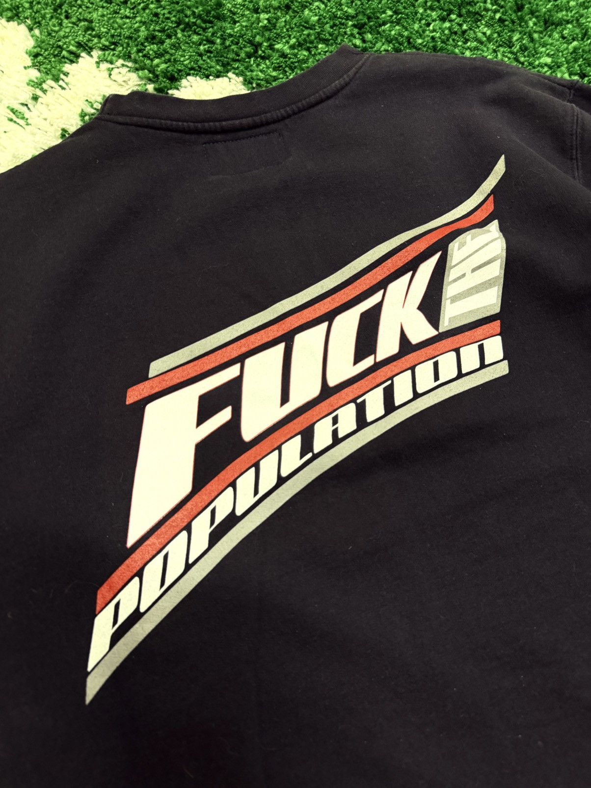 Fuck The Population FTP Squish Crewneck Sweatshirt Navy Medium Size US M / EU 48-50 / 2 - 3 Thumbnail