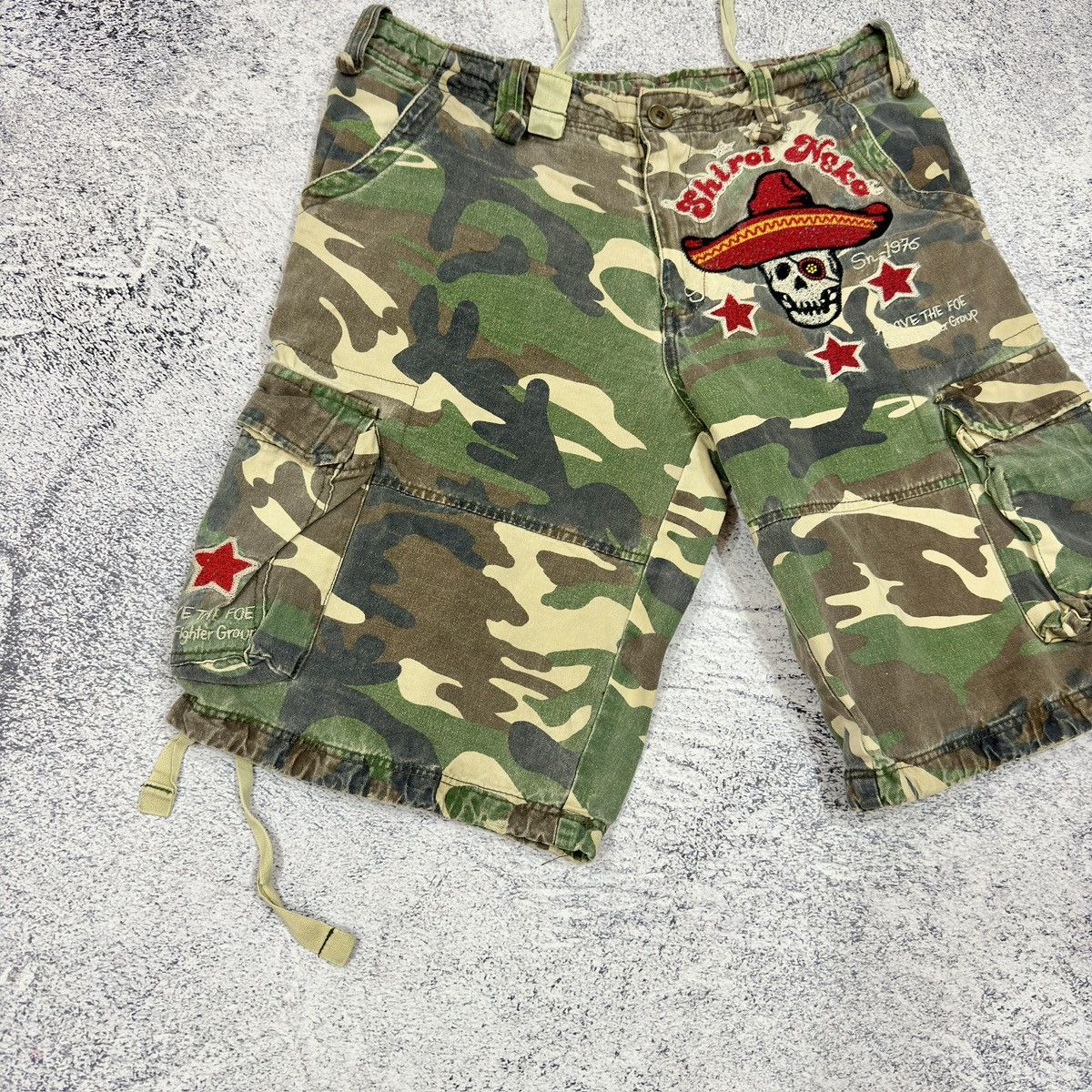 Designer × Japanese Brand Shiroi Neko Designer’s Cargo Shorts 32 size Size US 32 / EU 48 - 2 Thumbnail