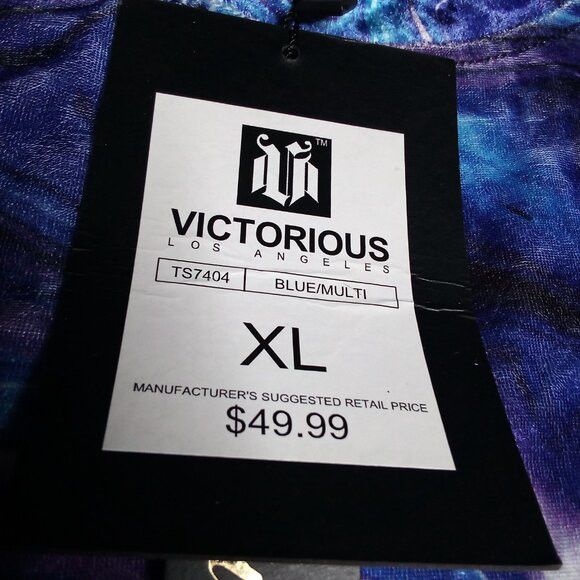 Other NWT Victorious Psychedelic Swirl T-Shirt Size US XL / EU 56 / 4 - 4 Thumbnail