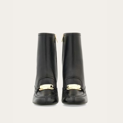 Salvatore Ferragamo o1s1rm0126 Gancini-buckle Ankle Boots in Black Size US 6 / IT 36 - 2 Thumbnail