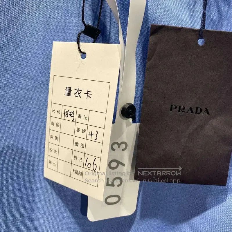 Prada Prada Blue Cotton Casual Pants for Men. Size US 30 / EU 46 - 4 Thumbnail