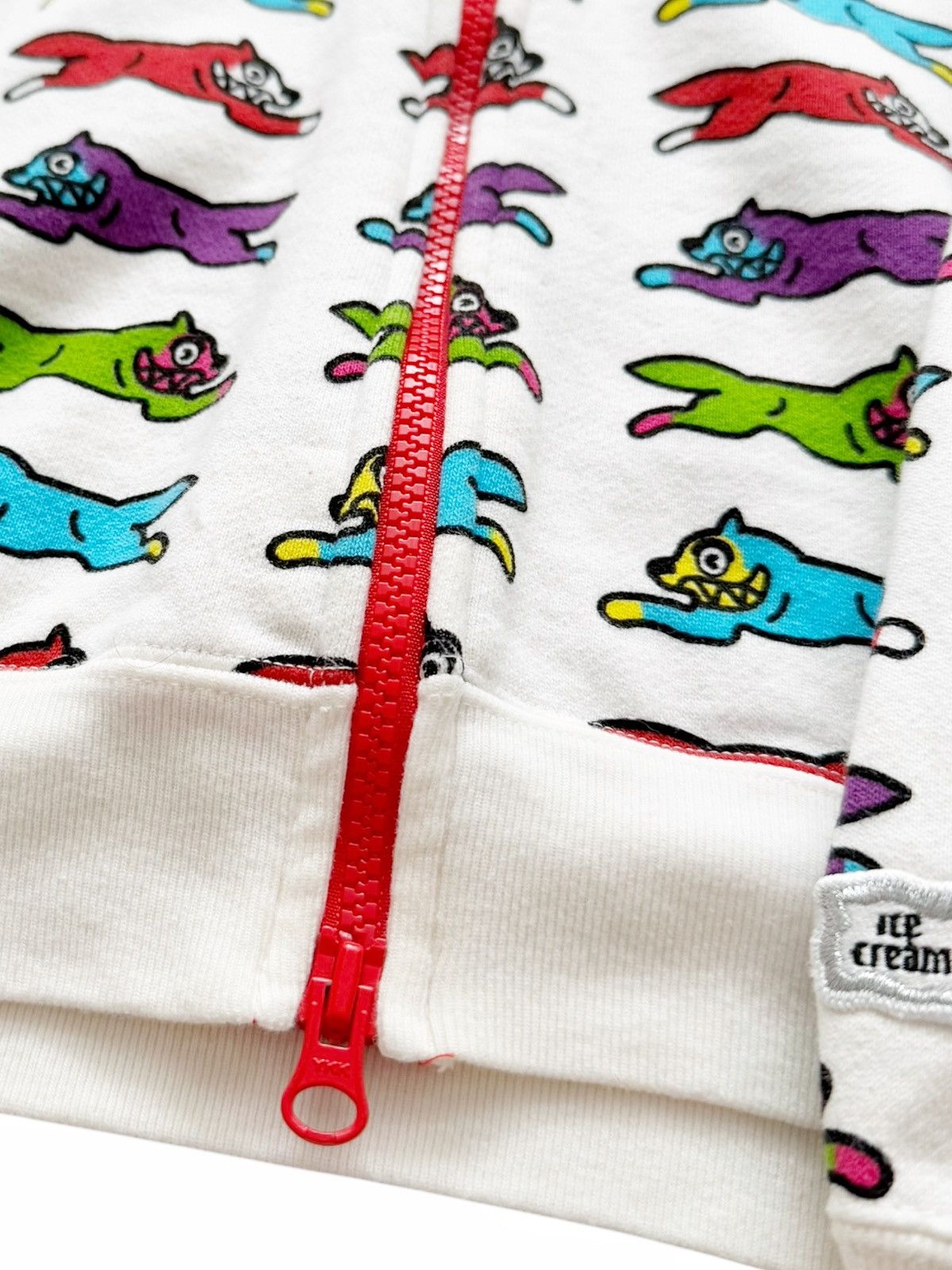 Billionaire Boys Club 2006 Season 3 RARE Running Dog White Zip Hoodie Size US XXL / EU 58 / 5 - 4 Thumbnail