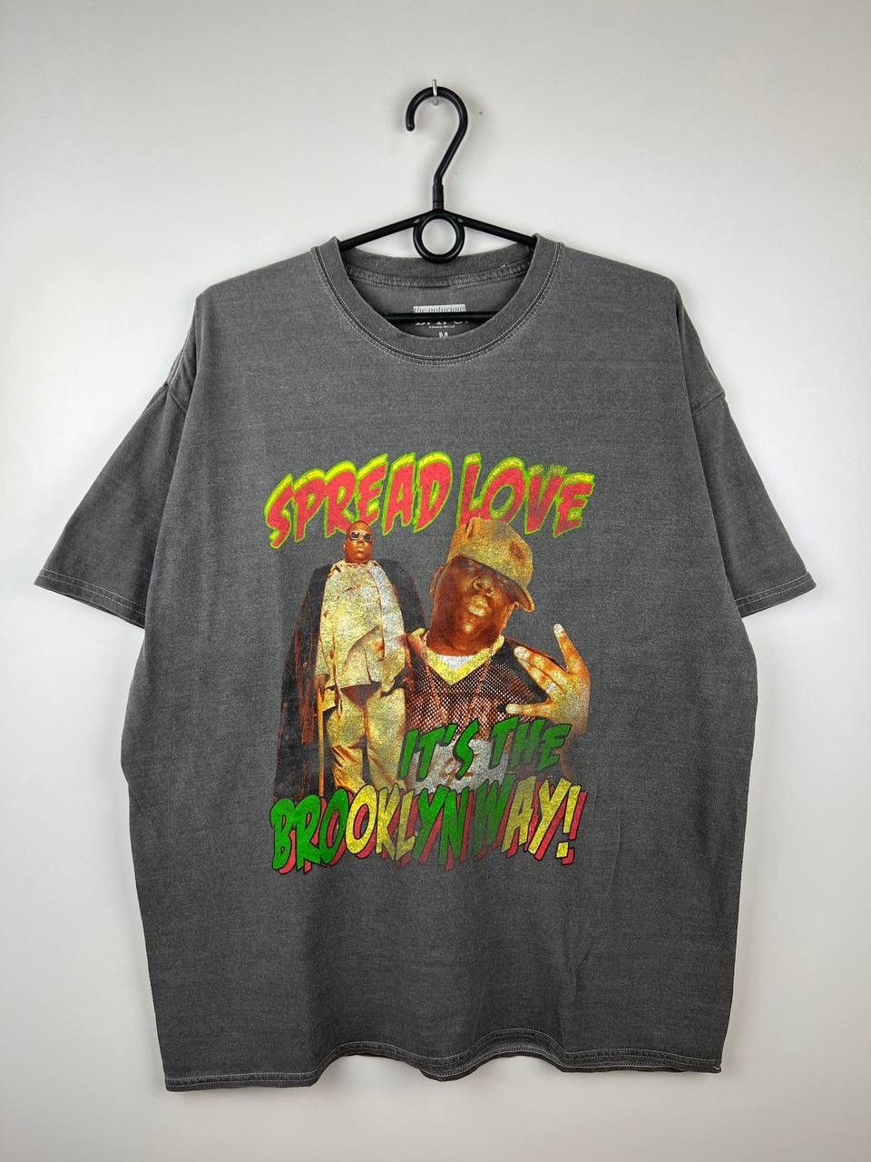 Vintage The Notorious Big it’s the Brooklyn way t-shirts size M Size US M / EU 48-50 / 2 - 1 Thumbnail