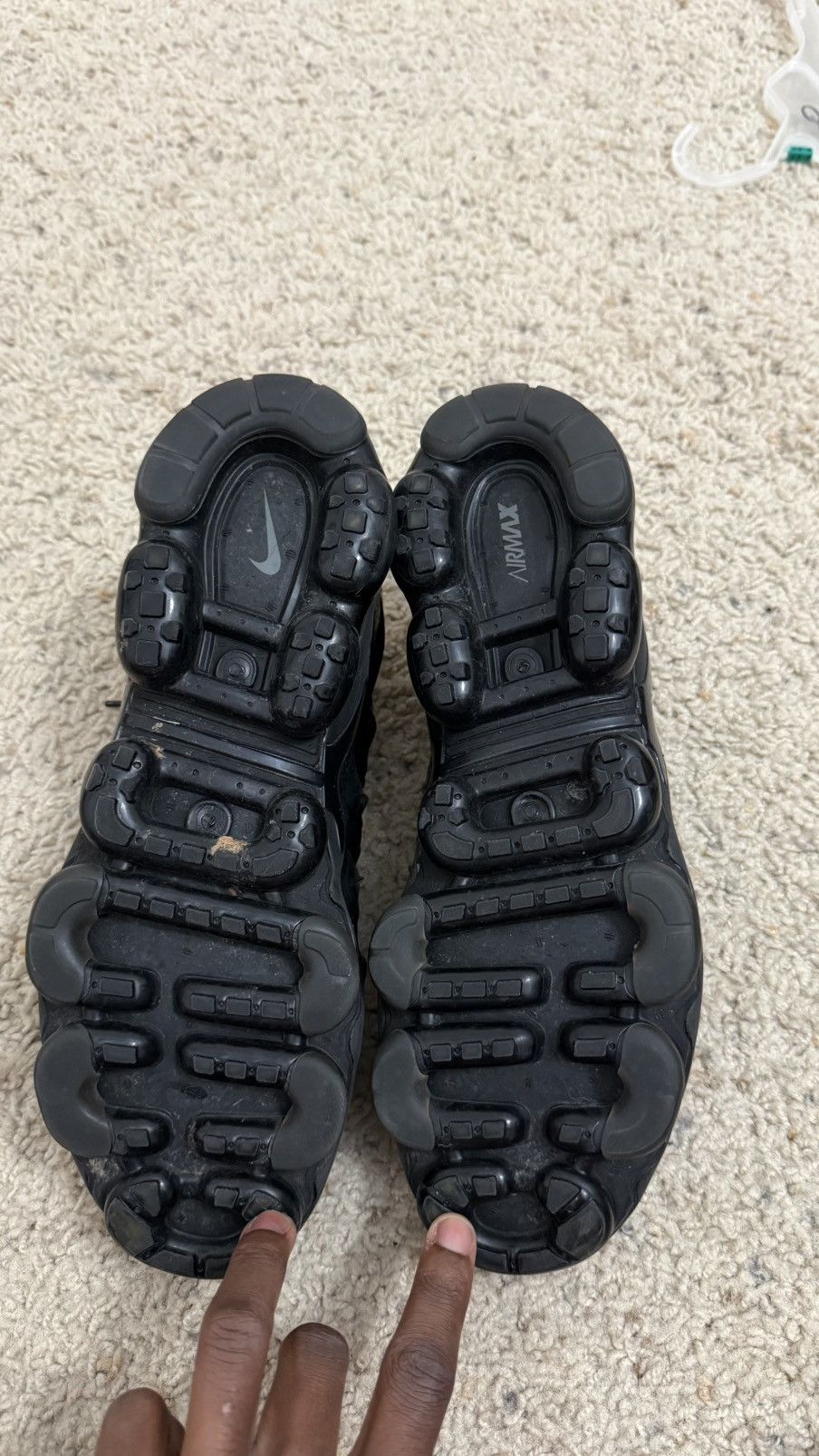 Nike Black VaporMax Shoes Size US 10.5 / EU 43-44 - 5 Thumbnail