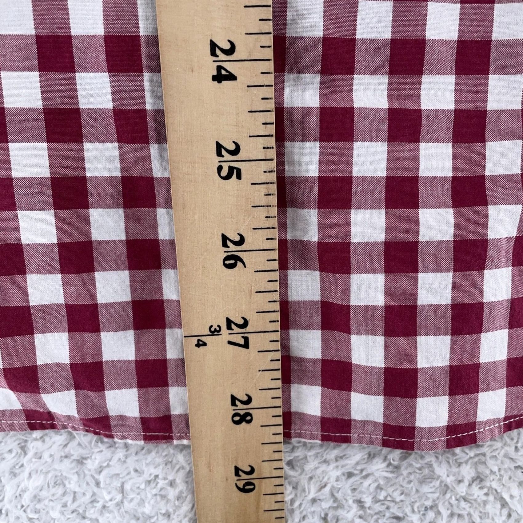 Vineyard Vines Vineyard Vines Slim Fit Tucker Shirt Mens M Red Gingham White L/S Button Down Size US M / EU 48-50 / 2 - 5 Thumbnail