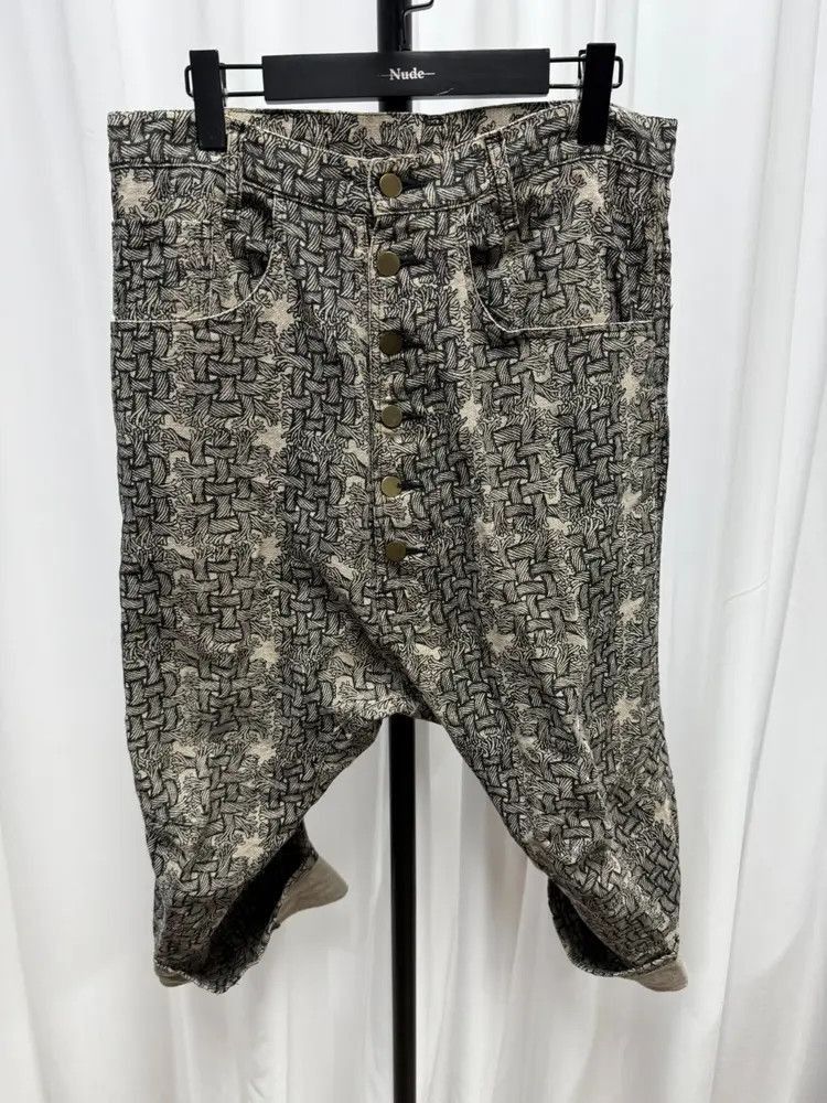Christopher Nemeth Sz S Nemeth Pattern Cropped Denim Size US 30 / EU 46 - 3 Thumbnail