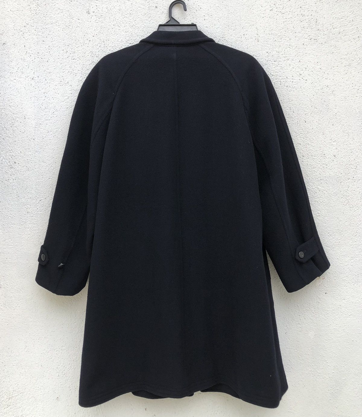 Vintage Comme des Garcons Wool Duffle Navy Blue Coat