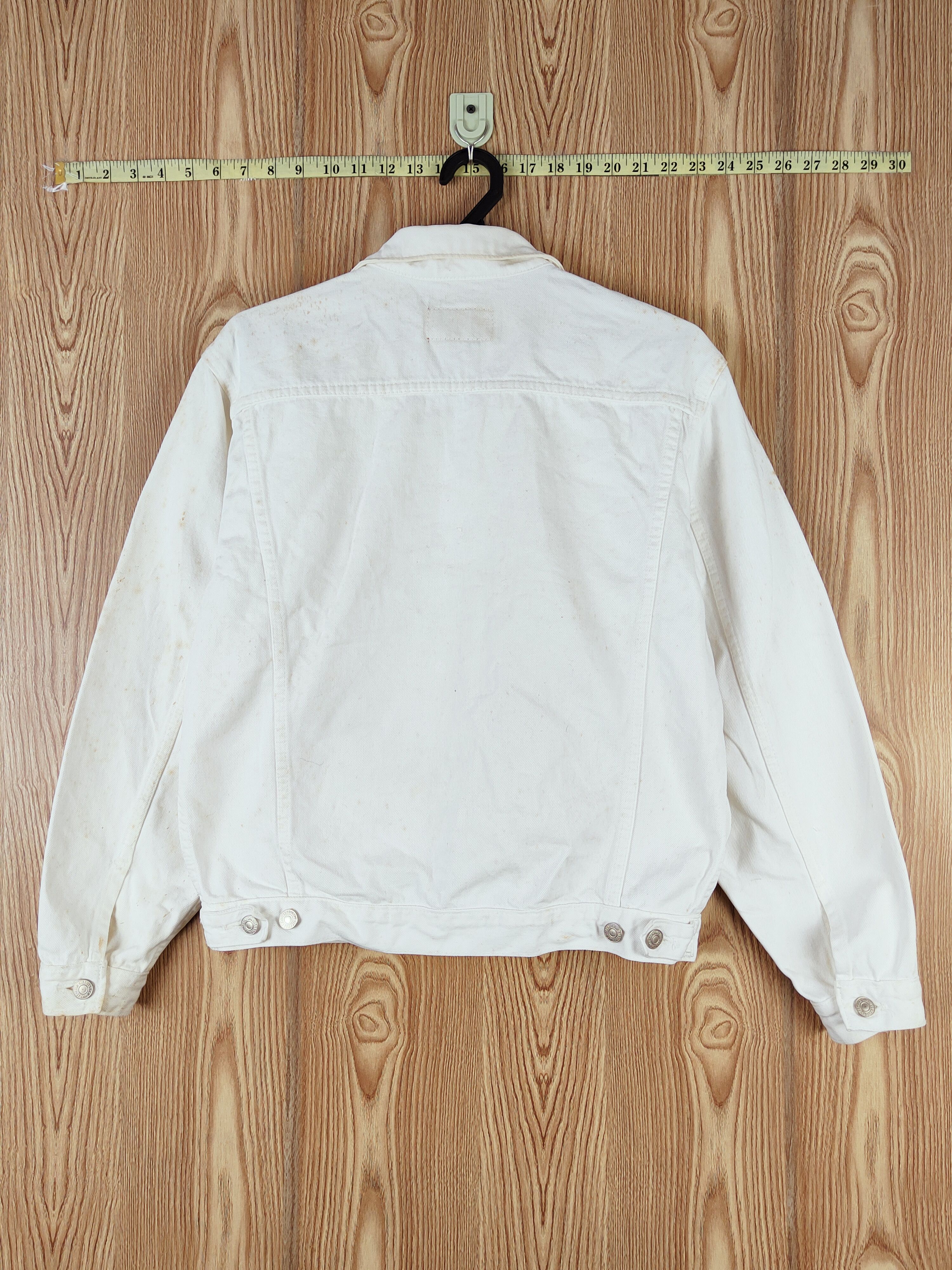 Levi's D Levi's orange tab vintage White Denim Jacket #W571 Size US M / EU 48-50 / 2 - 7 Thumbnail