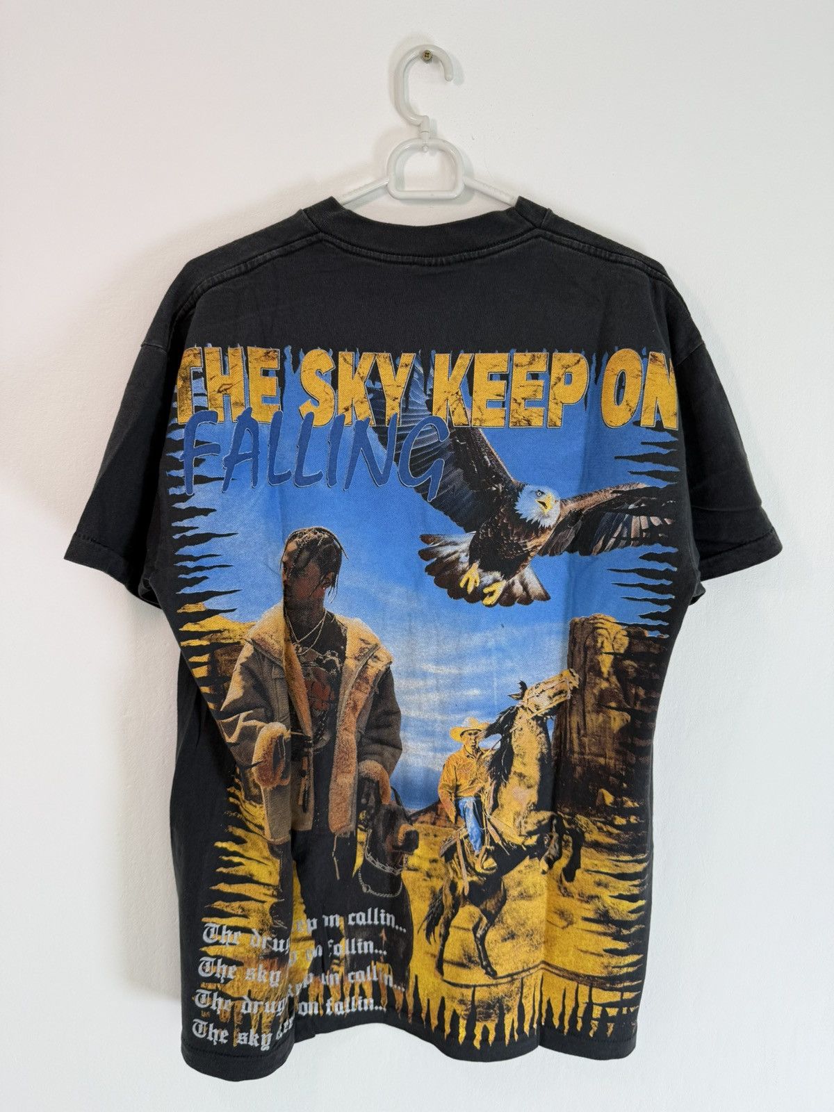 Vintage Travis Scott vintage wash t shirt merch L utopia astroworld Size US L / EU 52-54 / 3 - 2 Thumbnail