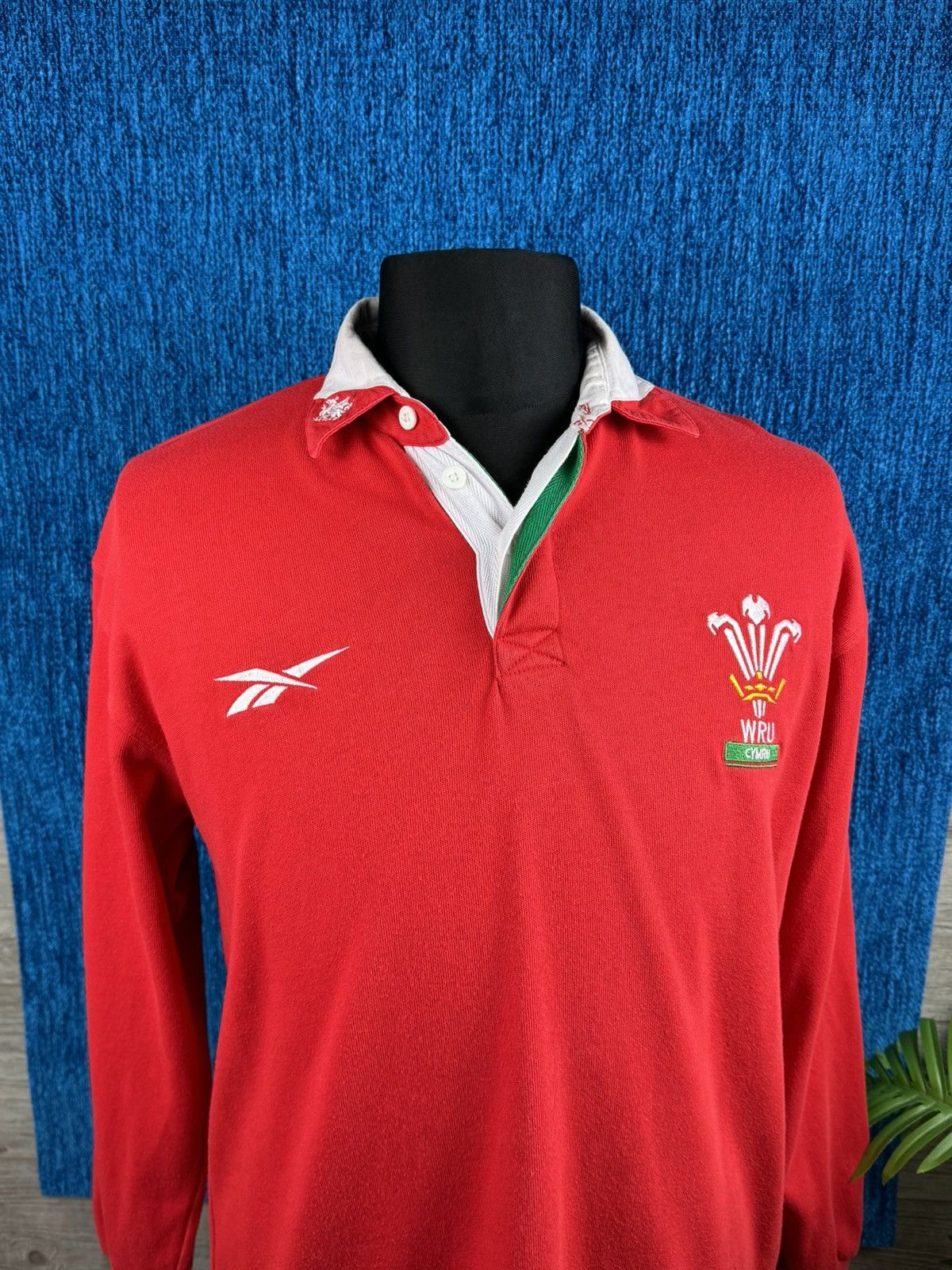 Reebok × Vintage Vintage 1999 Wales Rugby Union Home Shirt Jersey by Reebok Size US L / EU 52-54 / 3 - 2 Thumbnail