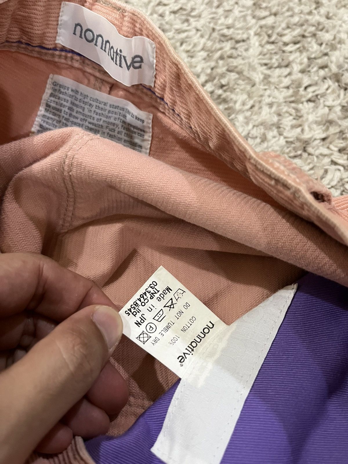 Nonnative Nonnative Corduroy Carpenter Pants Size US 32 / EU 48 - 5 Thumbnail