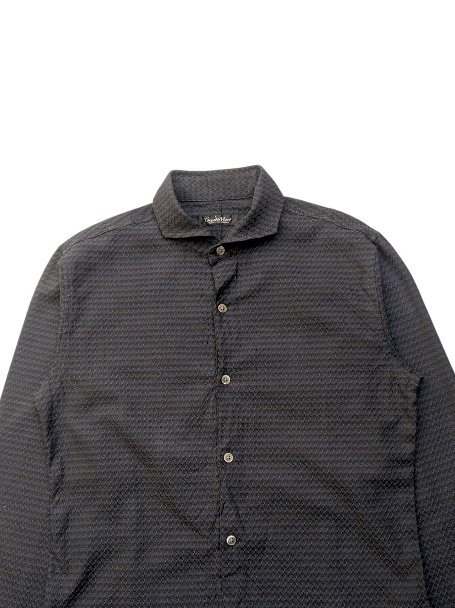 If Six Was Nine × Le Grande Bleu (L.G.B.) × Tornado Mart 00's Tornado Mart Shawl Collar Shirt Size US L / EU 52-54 / 3 - 2 Thumbnail