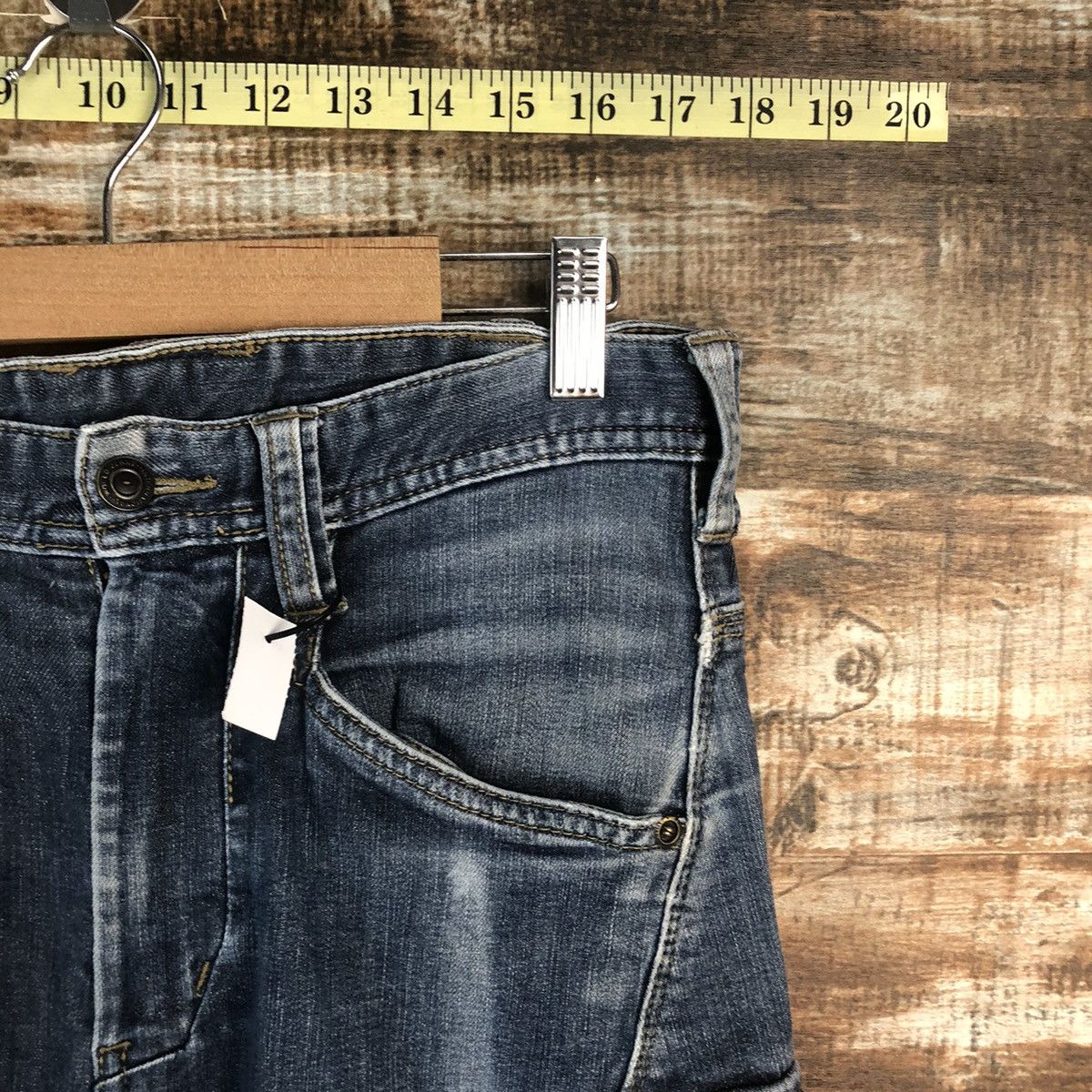 Japanese Brand Even River Black Distressed Denim Pants #A2107 Size US 30 / EU 46 - 8 Thumbnail