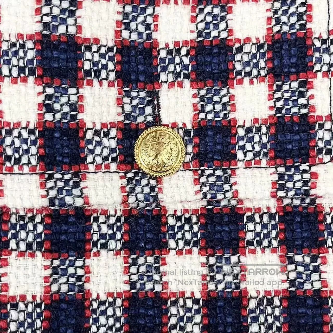 Gucci Gucci Tweed Wheat Crown Gold Buckle Jacket. Size XS / US 0-2 / IT 36-38 - 4 Thumbnail